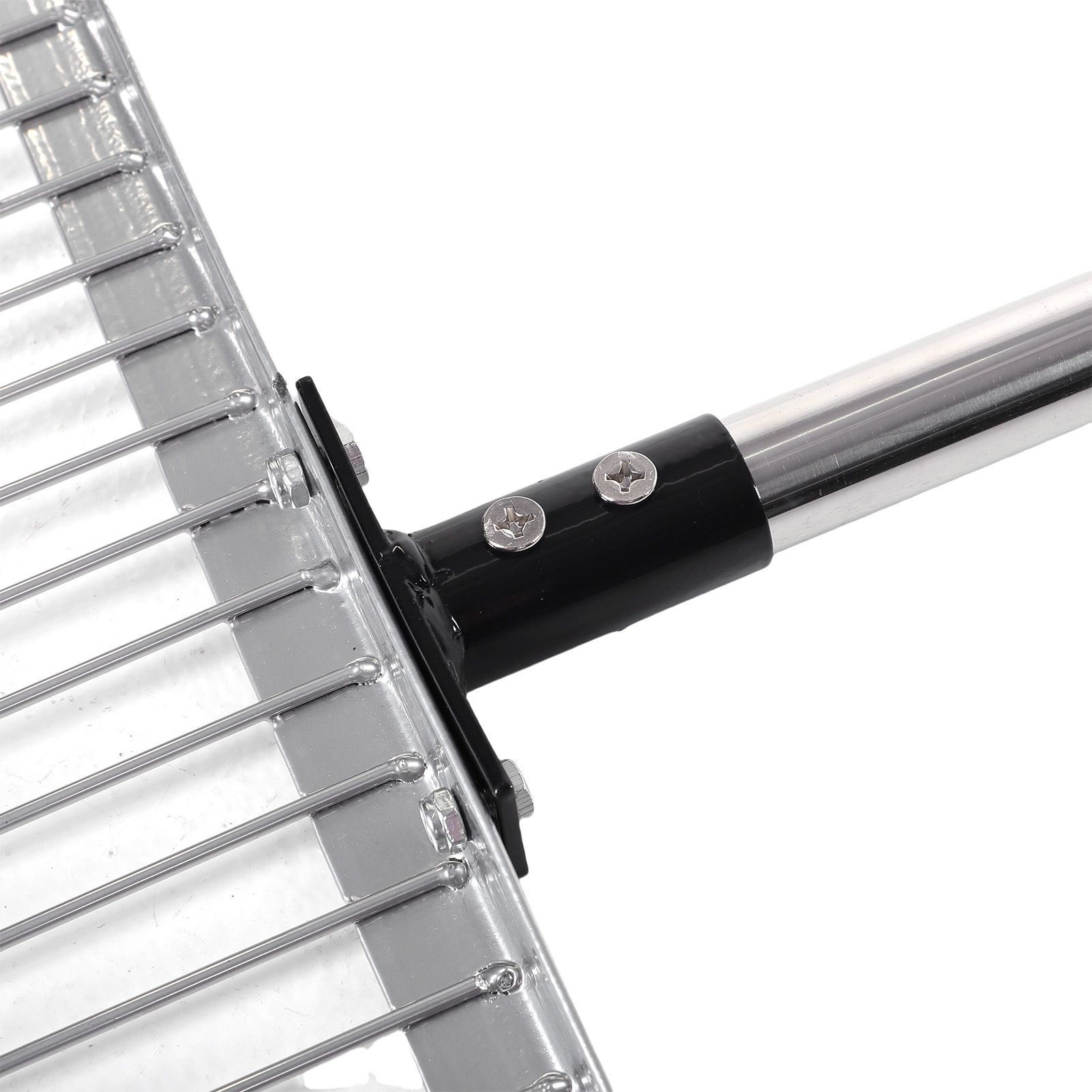 Bow Rake Garden Rake with Detachable Long Handle 21 Tines Garden Tool for view 7