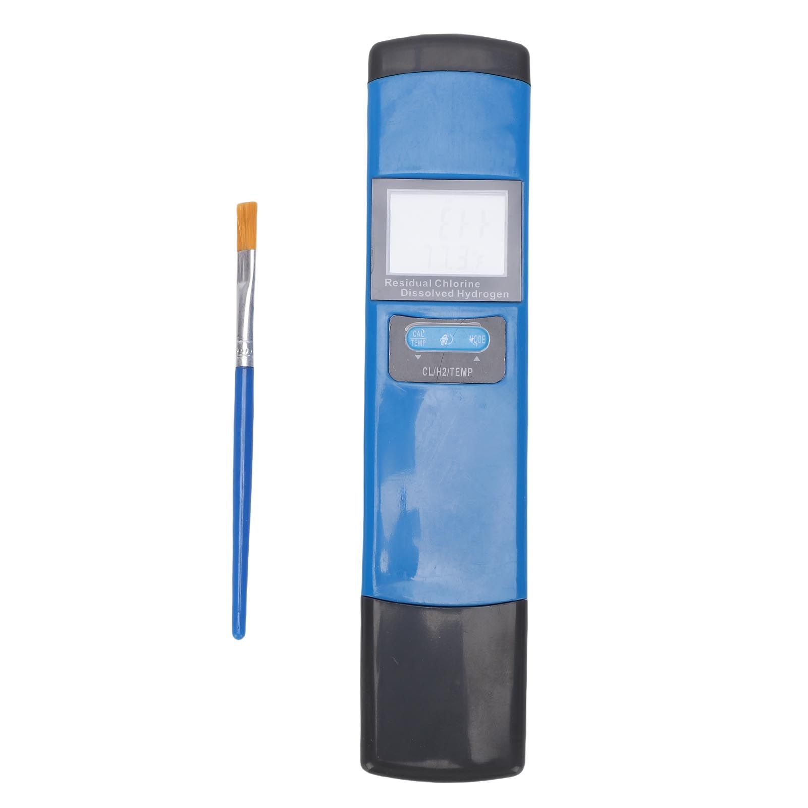 Aquarium Water Meter 3 in 1 Design Digital Backlit Display Hydrogen Temp Water view 3