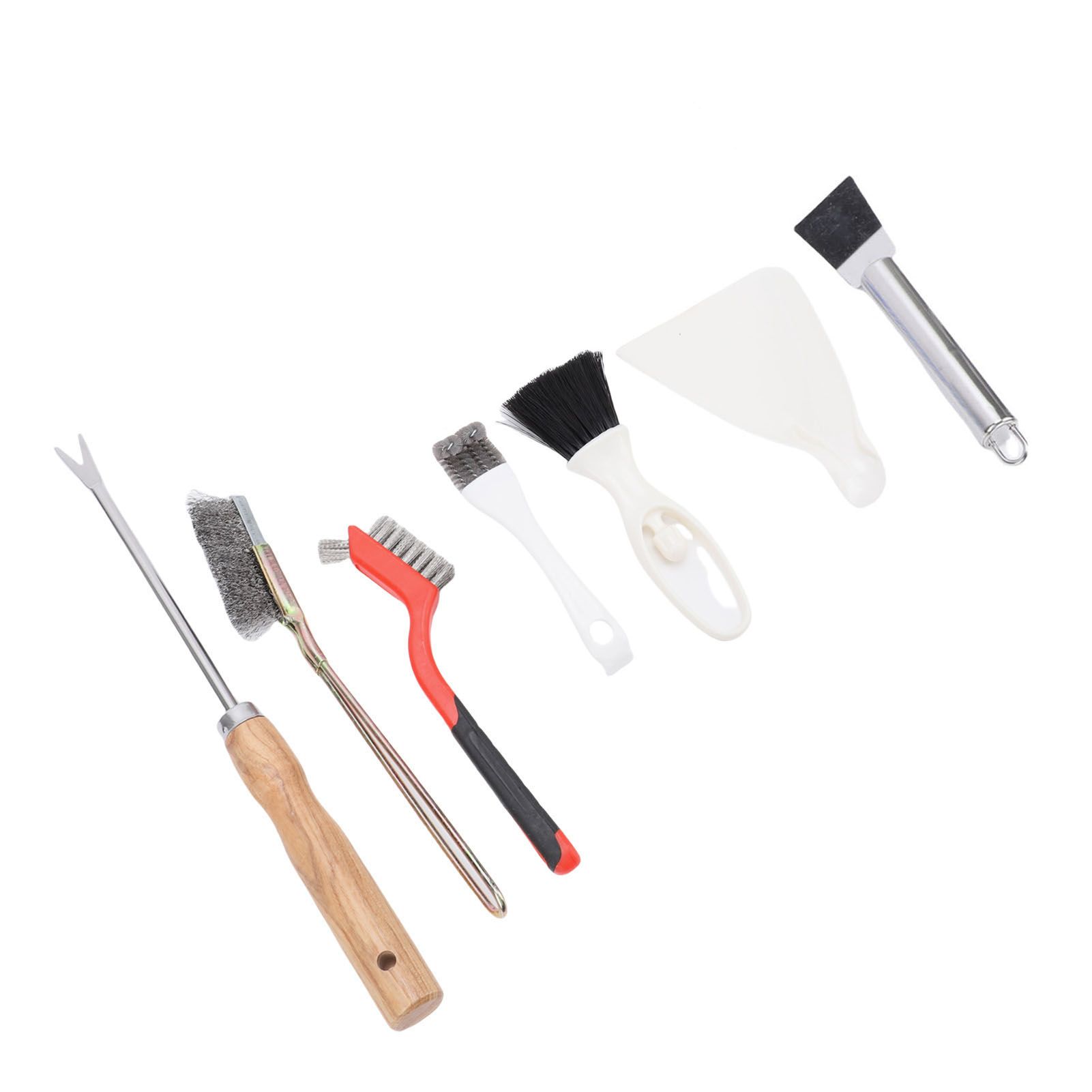 Bird Cage Cleaning Tools Set Stainless Steel Bird Cage Brushes with Fork view 10