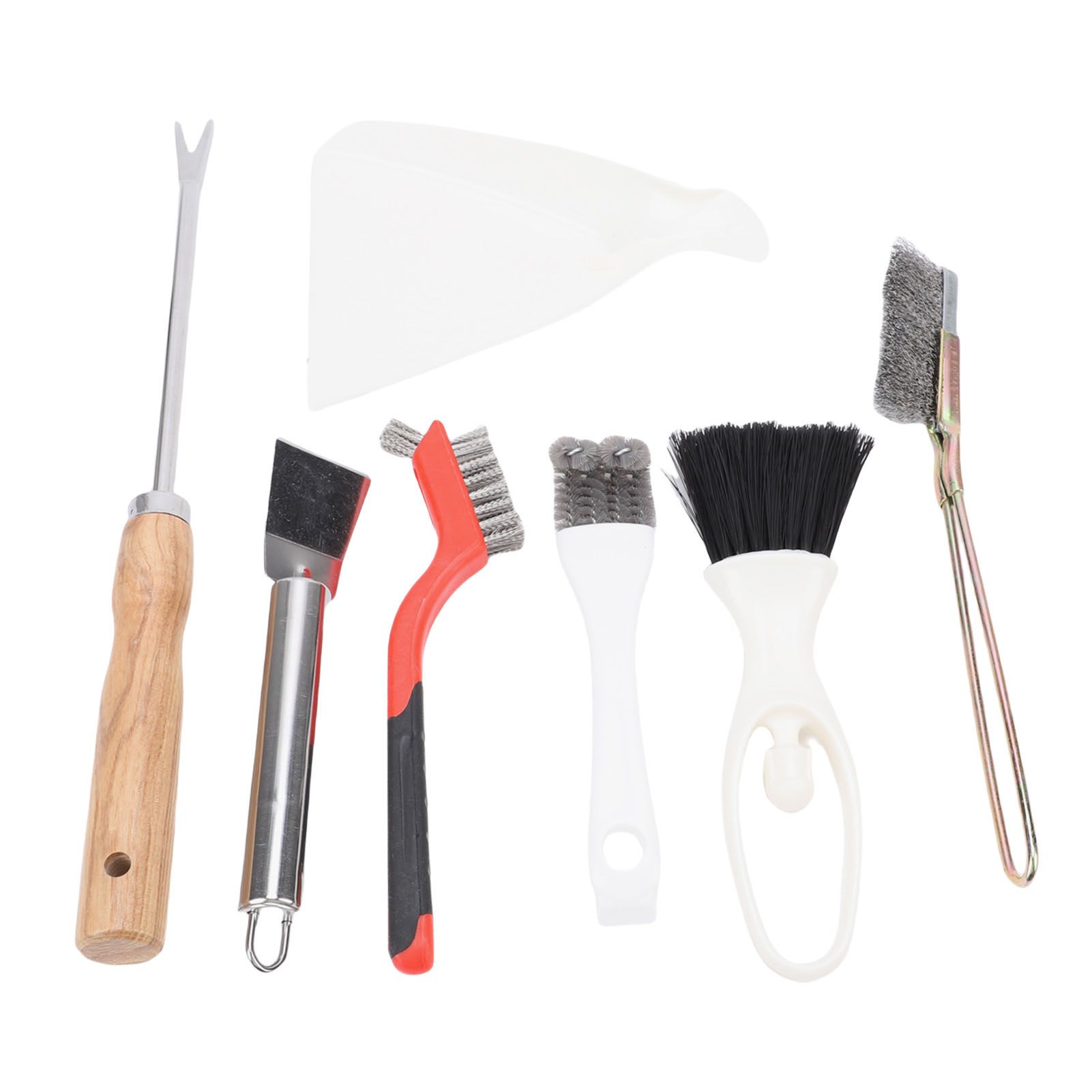 Bird Cage Cleaning Tools Set Stainless Steel Bird Cage Brushes with Fork view 12