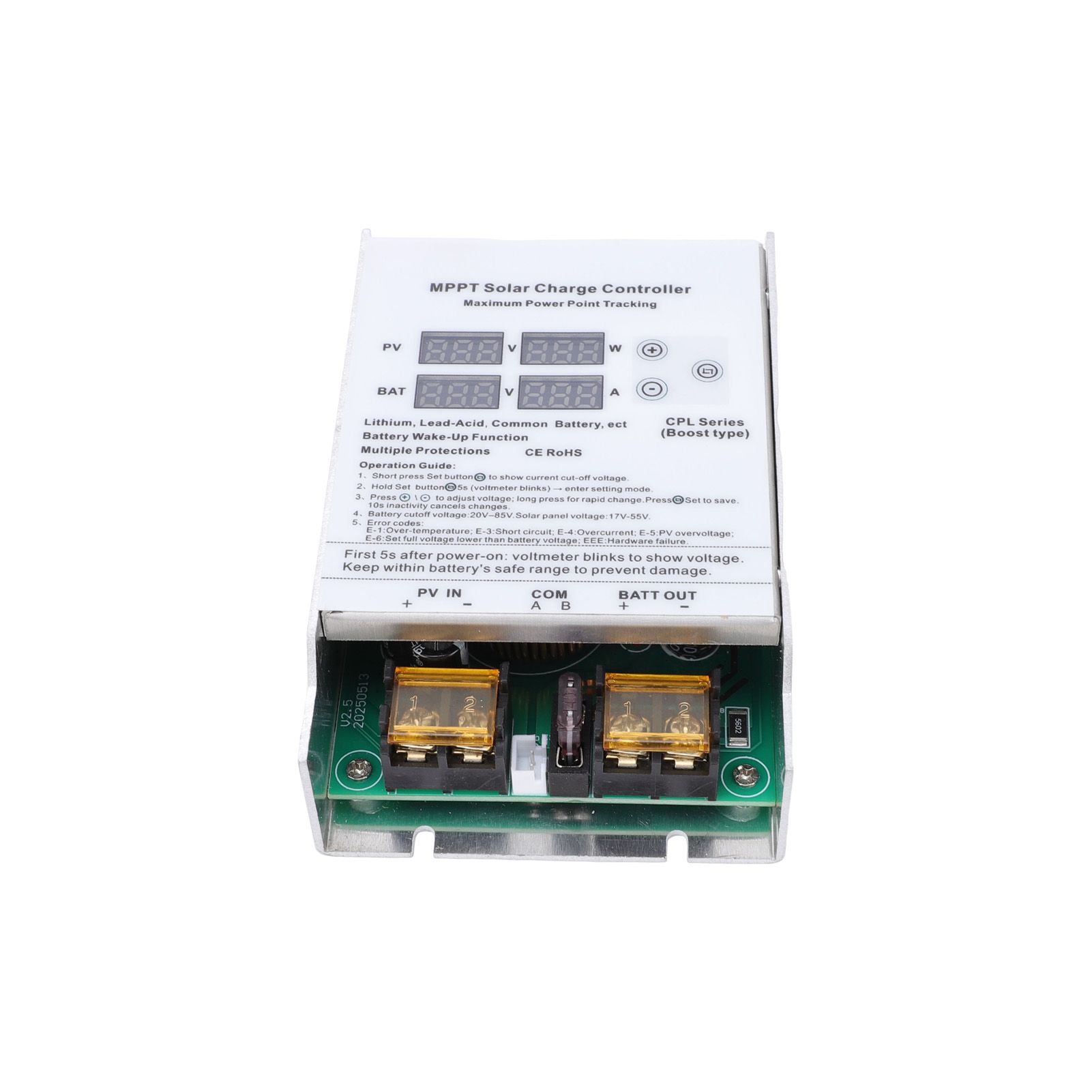 600W MPPT Solar Charge Controller Boost Regulator LED Display High Efficiency view 5