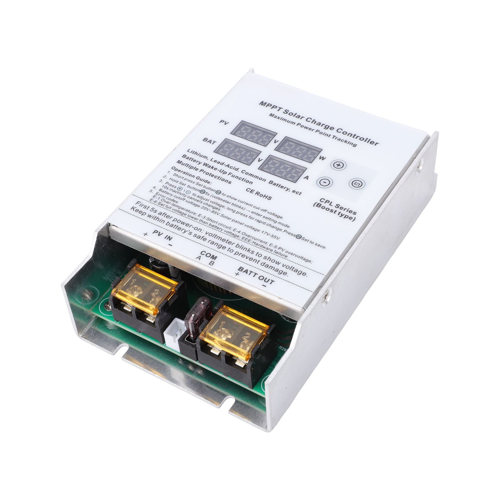 600W MPPT Solar Charge Controller Boost Regulator LED Display High Efficiency view 6