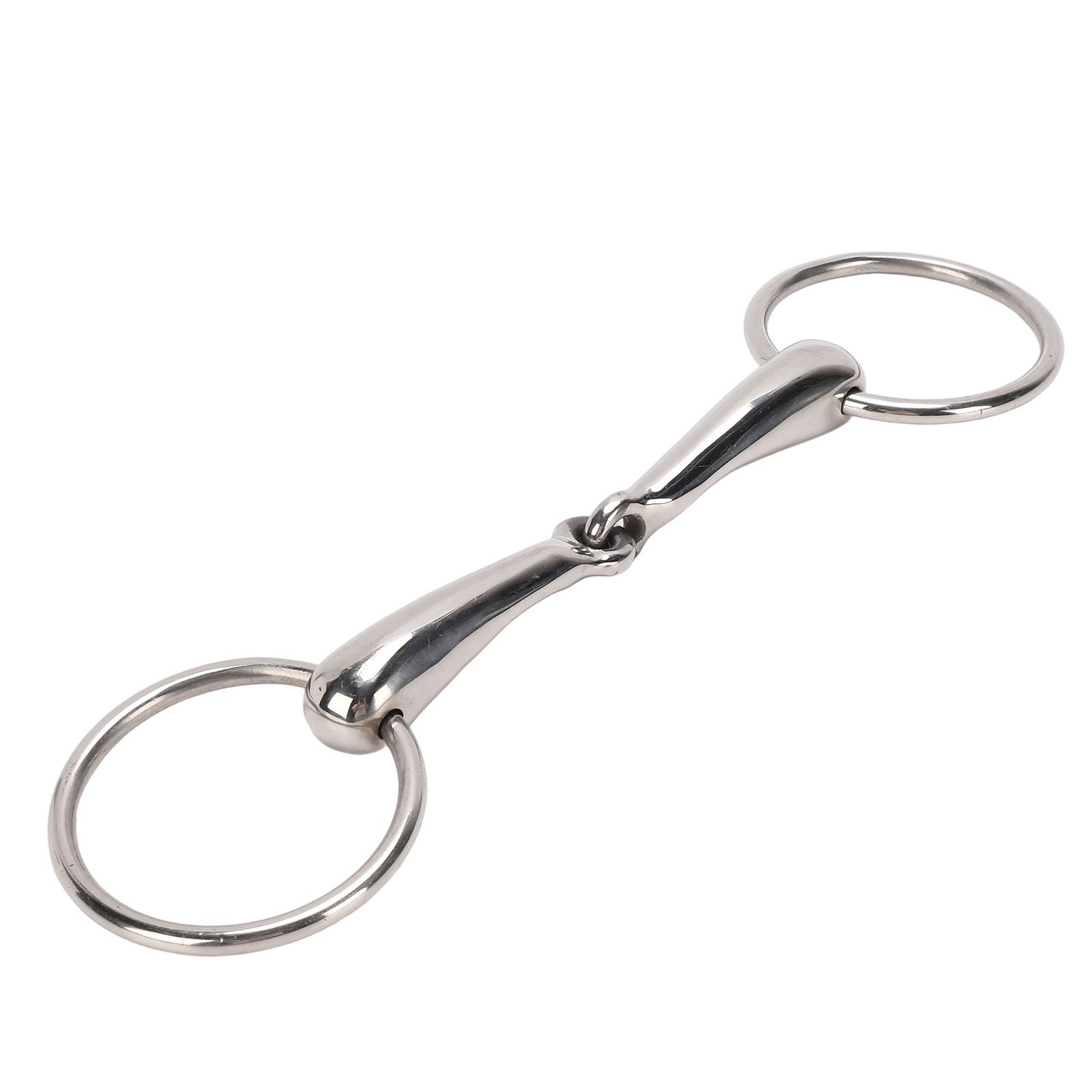 Horse Bit 290mm Length Bite Prevention Stainless Steel Horse Snaffle Bit for Farm