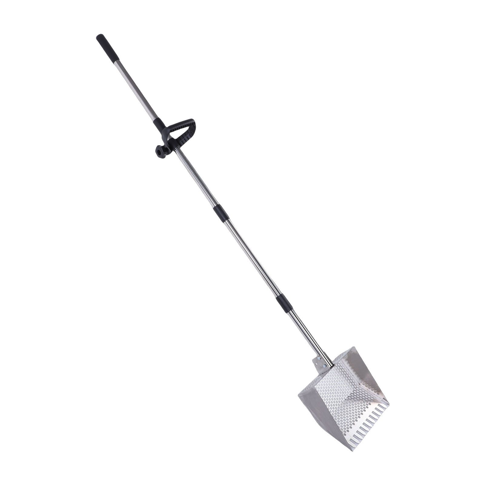 Chicken Poop Scooper Rake Stainless Steel Adjustable Chicken Litter Shovel for view 12