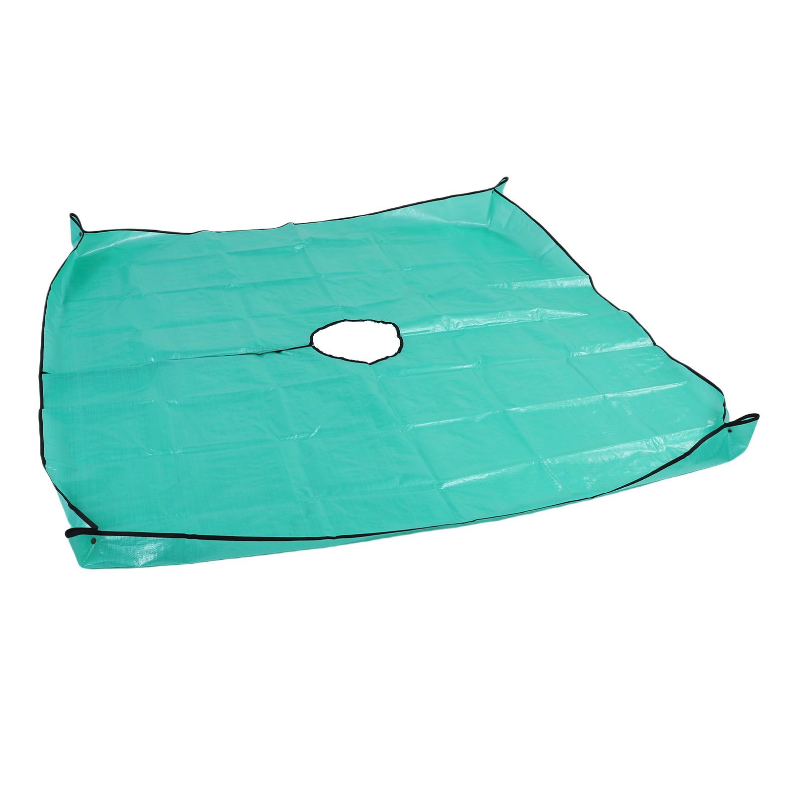 Landscape Tarp for Trimming Water Proof Pruning Tarp with 11.8 Inch Hole 4 view 4