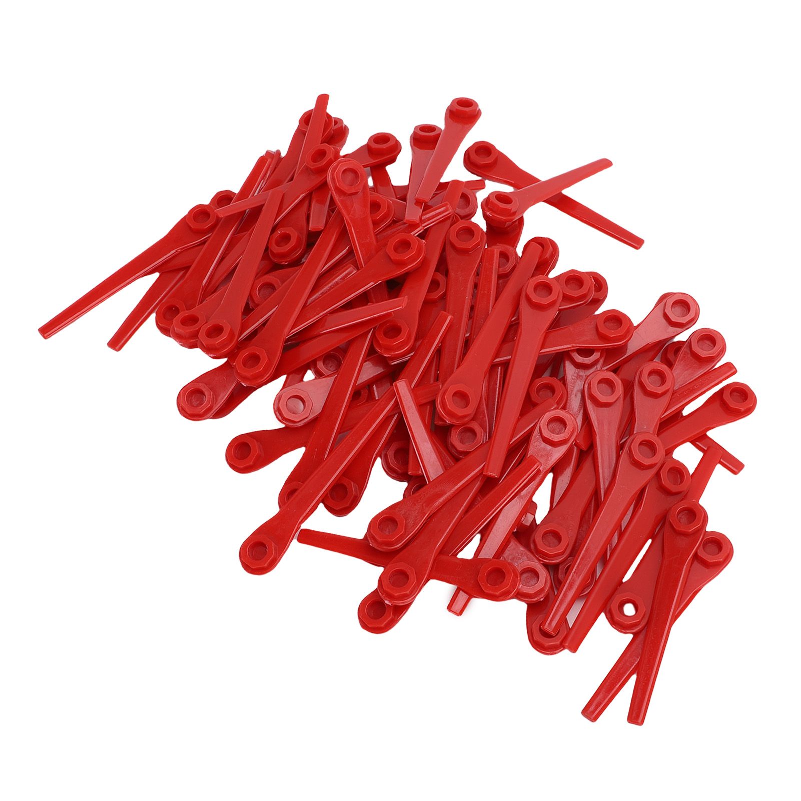 100PCS Lawn Mower Plastic Blades Fit for EasyCut Li-18/23 R Hex Garden Grass