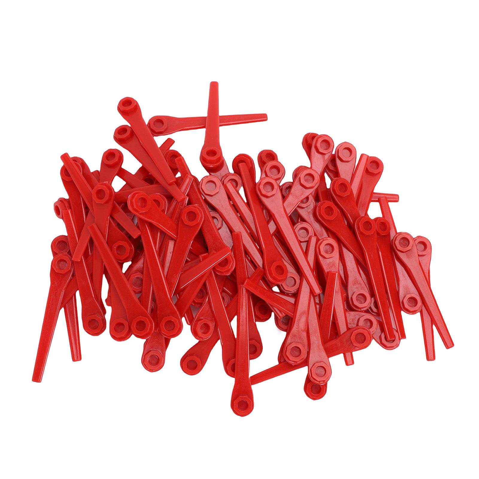 100PCS Lawn Mower Plastic Blades Fit for EasyCut Li-18/23 R Hex Garden Grass view 3