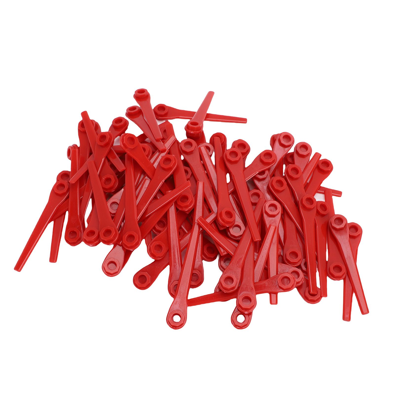 100PCS Lawn Mower Plastic Blades Fit for EasyCut Li-18/23 R Hex Garden Grass view 4