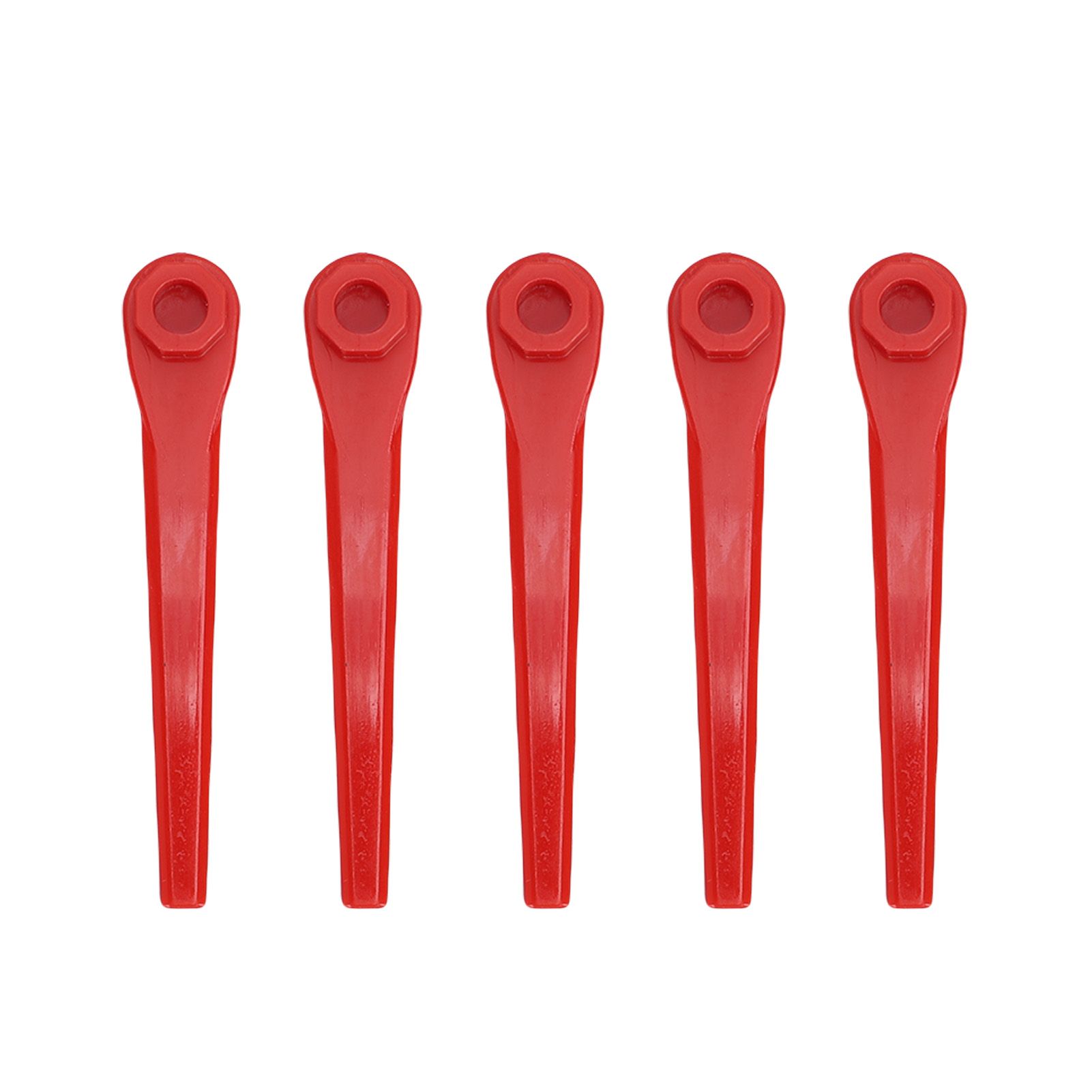 100PCS Lawn Mower Plastic Blades Fit for EasyCut Li-18/23 R Hex Garden Grass view 6