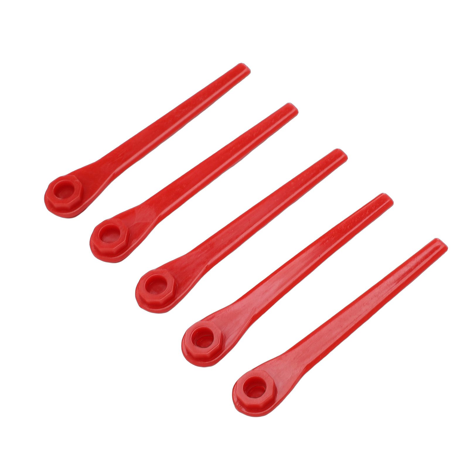 100PCS Lawn Mower Plastic Blades Fit for EasyCut Li-18/23 R Hex Garden Grass view 7