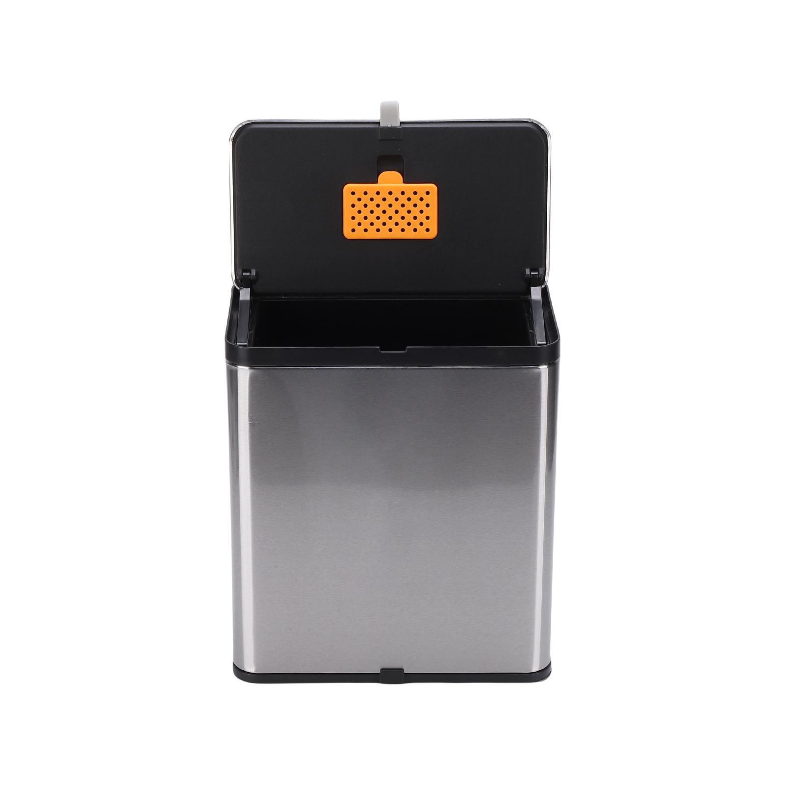 8L Stainless Steel Trash Can Square Design Wall-Mounted Kitchen Garbage Bin view 6