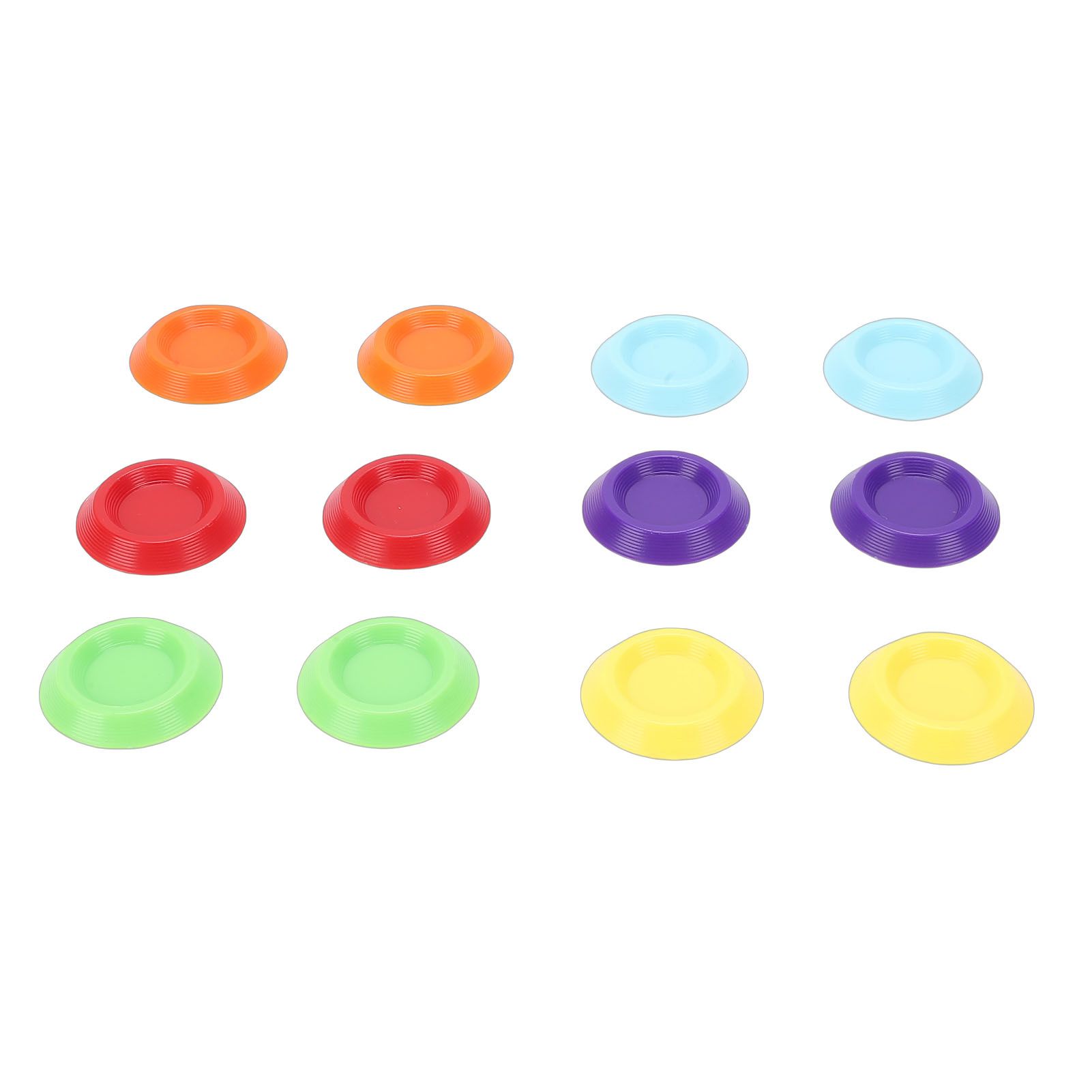 12PCS Tiny Food Dish 1.3 Inch Plastic Colorful Tiny Feeder Bowl for Isopods view 3