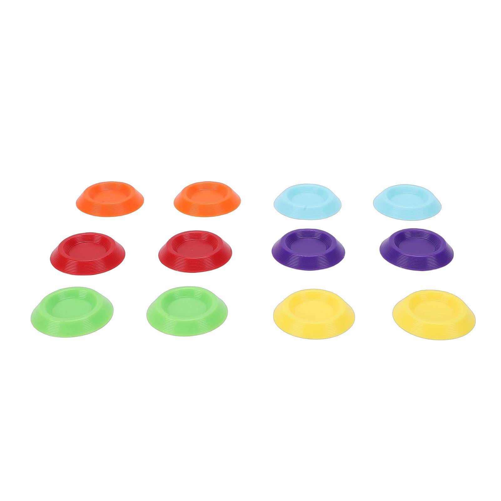 12PCS Tiny Food Dish 1.3 Inch Plastic Colorful Tiny Feeder Bowl for Isopods view 8