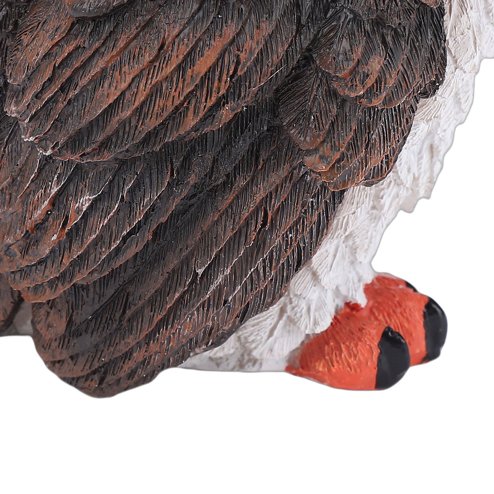 Owl Figurine Brown Cute Lifelike Small Owl Sculpture Resin Animal Statue for view 5