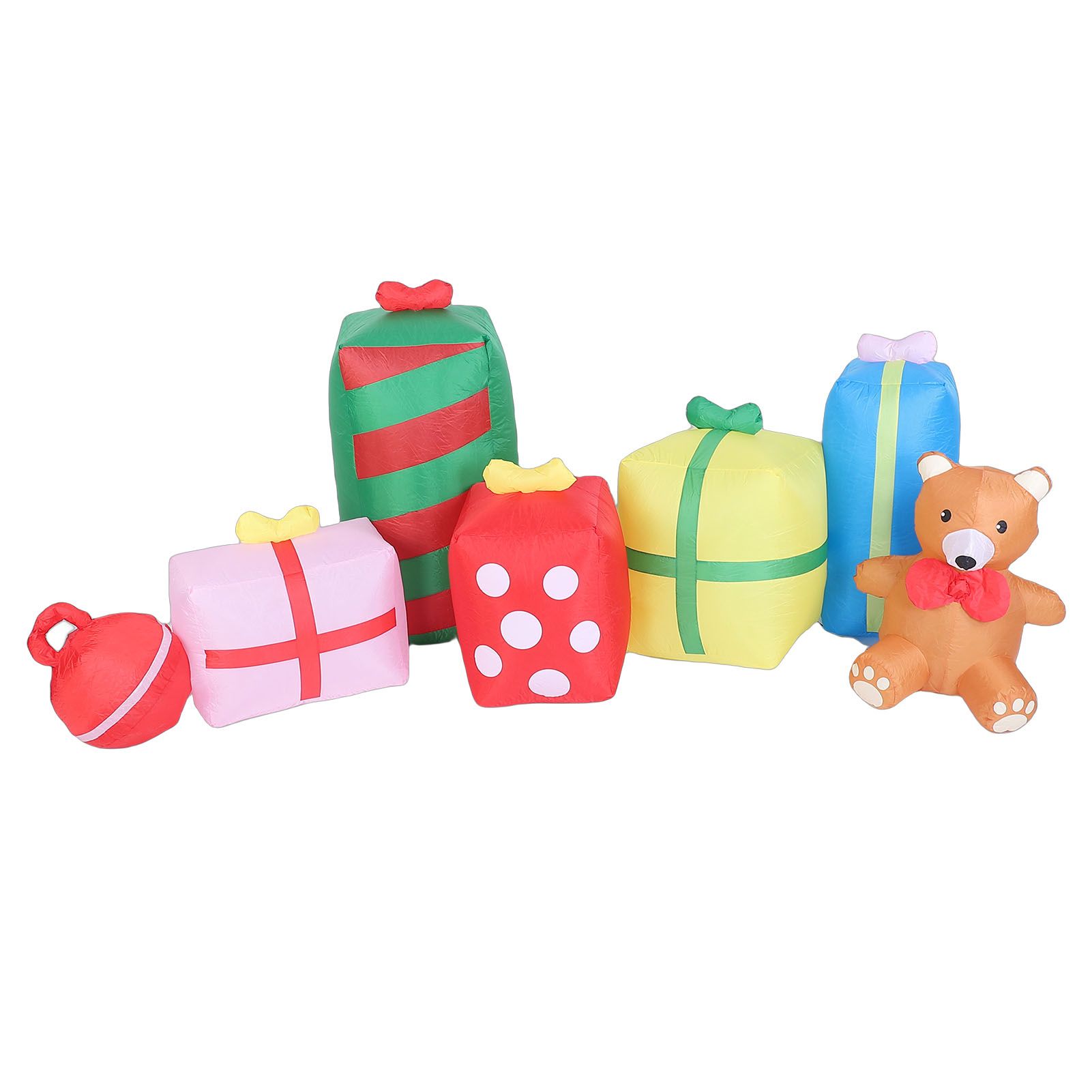 9.8ft Xmas Inflatables Outdoor Decorations Gift Boxes and Bear Blow Up Yard view 12