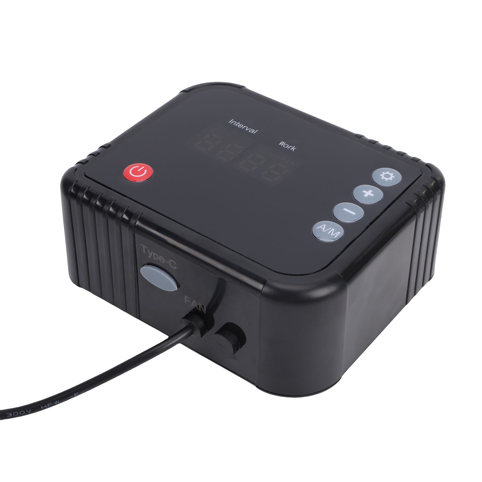 Electric Cooling Fan Digital Display Timer 360 Degree Rotating Clip On view 6