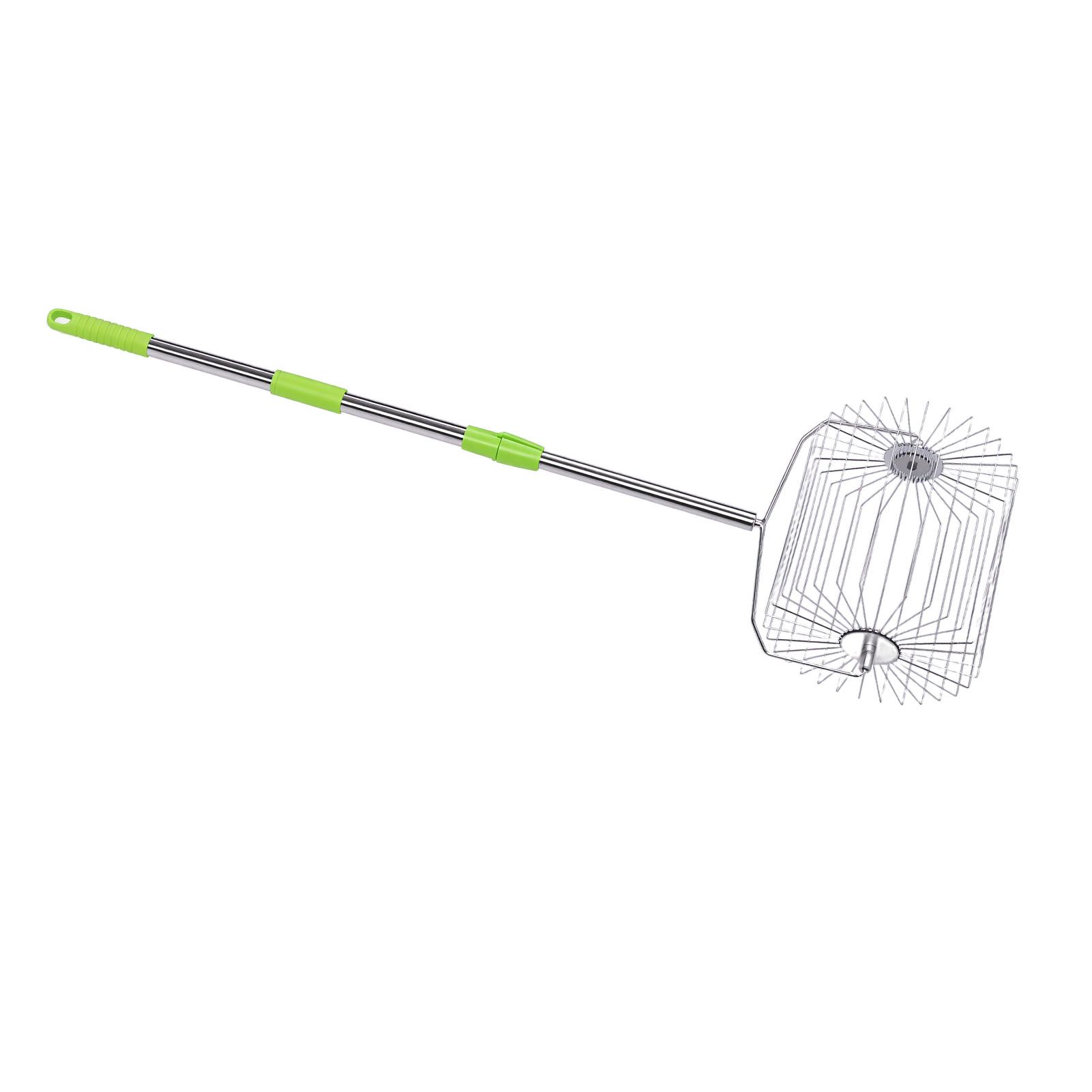 Tennis Ball Collector Roller Quick Rolling Picker Stainless Steel view 4