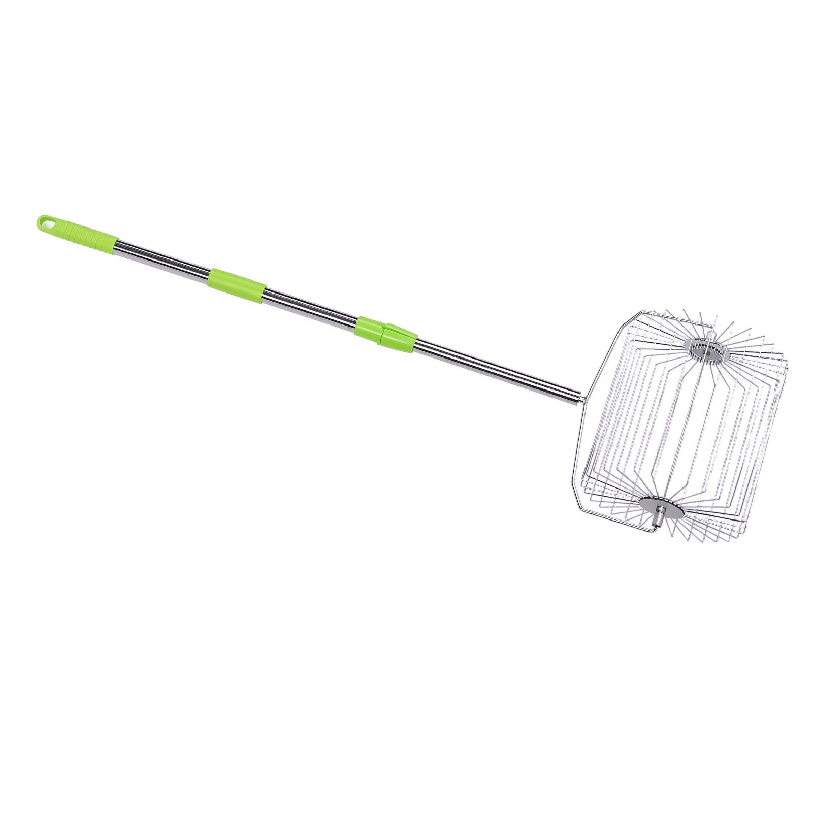 Tennis Ball Collector Roller Quick Rolling Picker Stainless Steel view 6