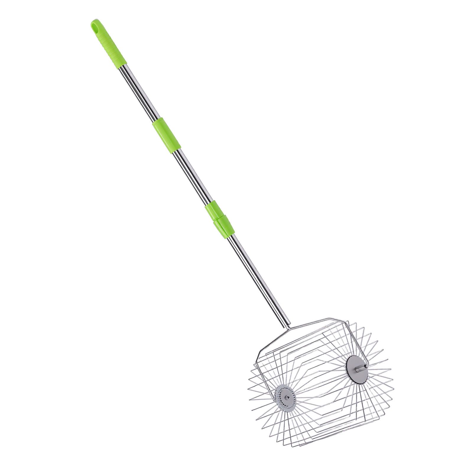Tennis Ball Collector Roller Quick Rolling Picker Stainless Steel view 8