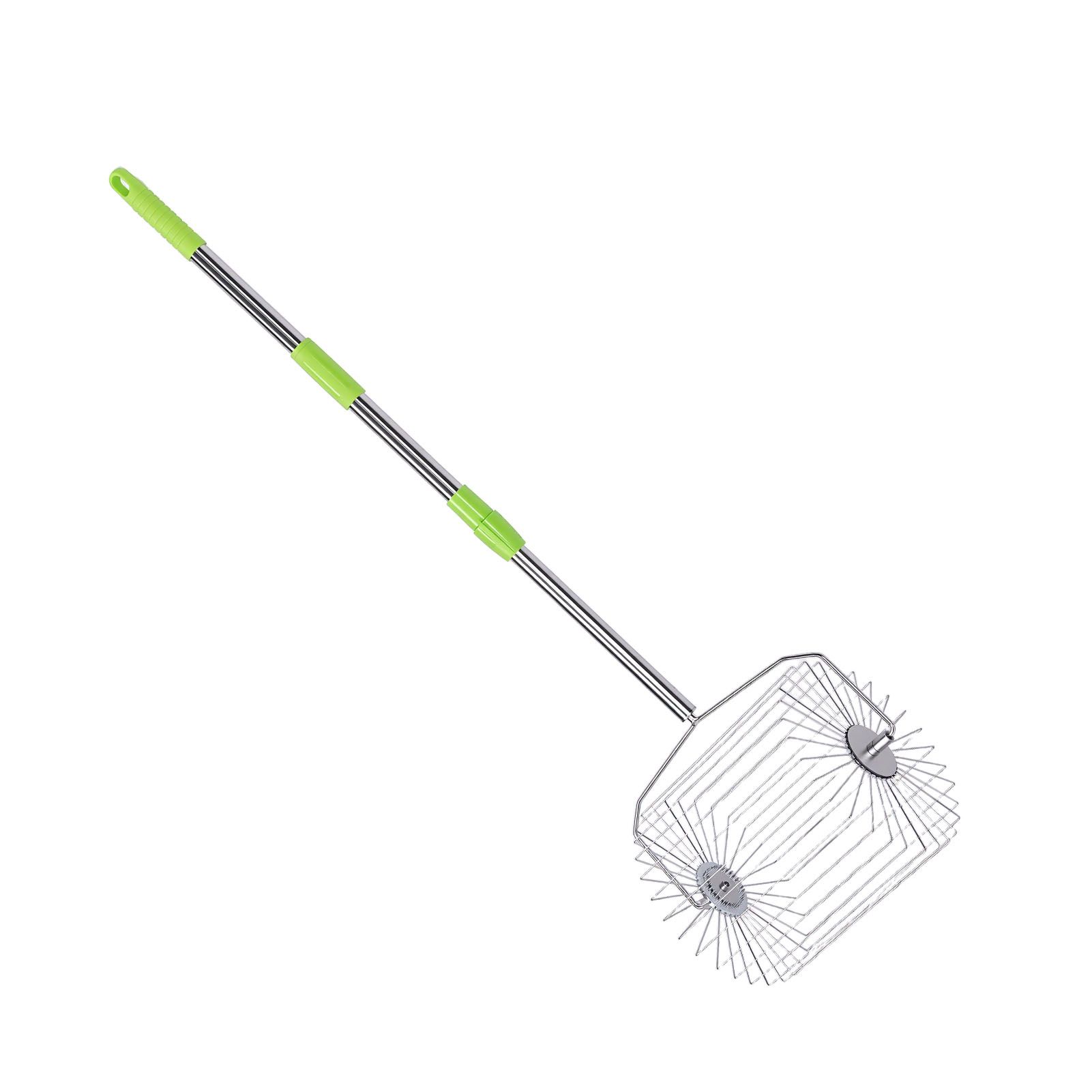 Tennis Ball Collector Roller Quick Rolling Picker Stainless Steel view 9