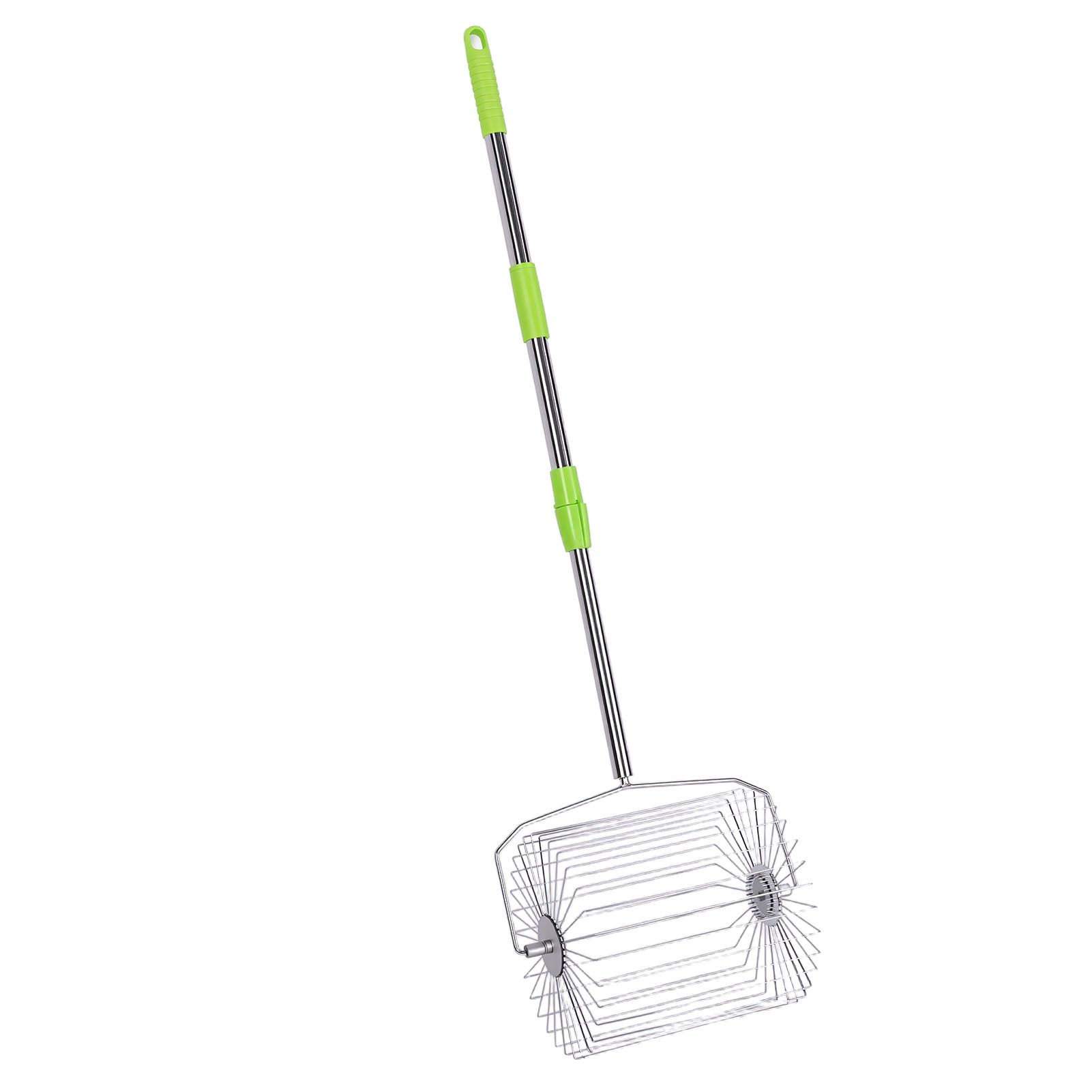 Tennis Ball Collector Roller Quick Rolling Picker Stainless Steel view 11