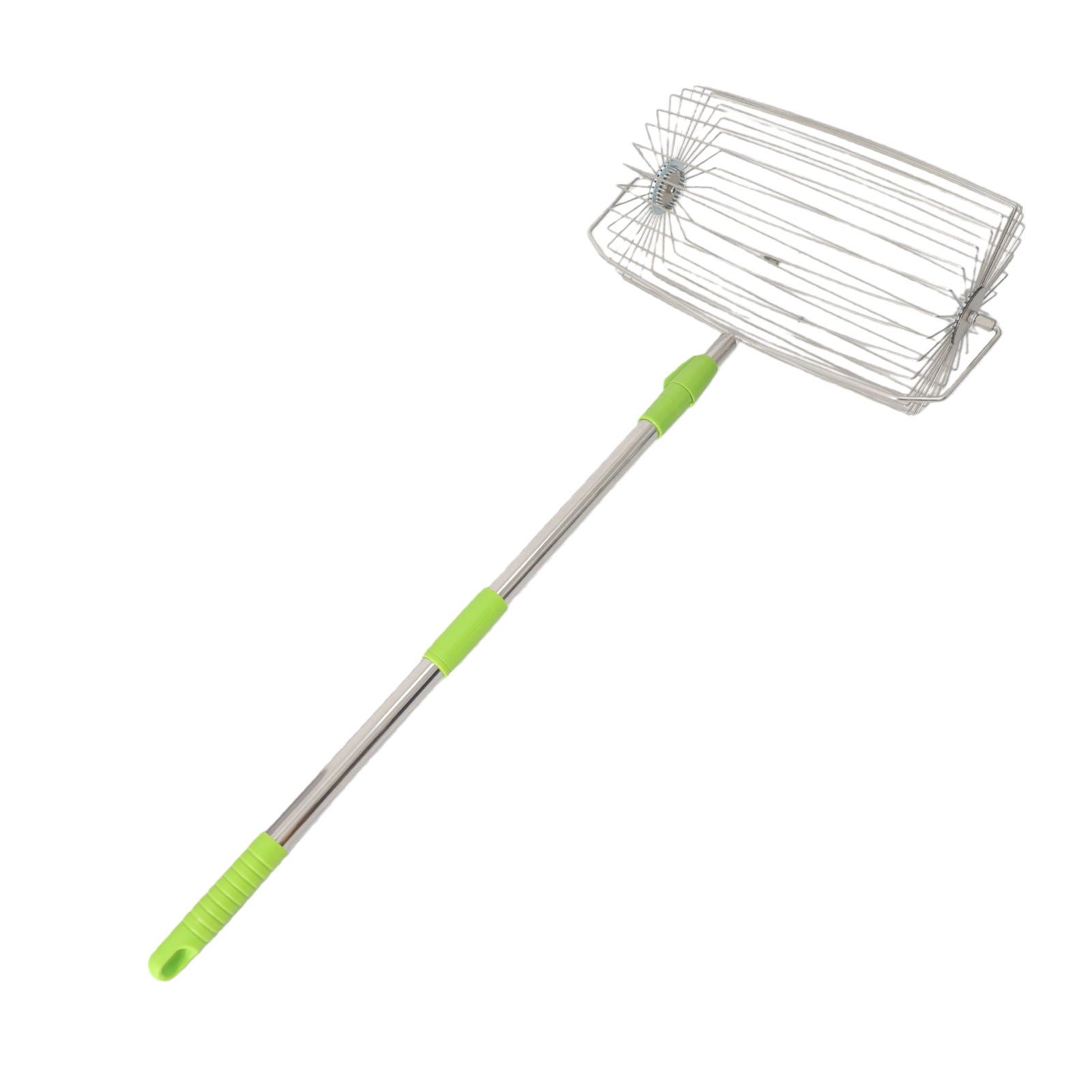 Tennis Ball Collector Roller Quick Rolling Picker Stainless Steel view 6