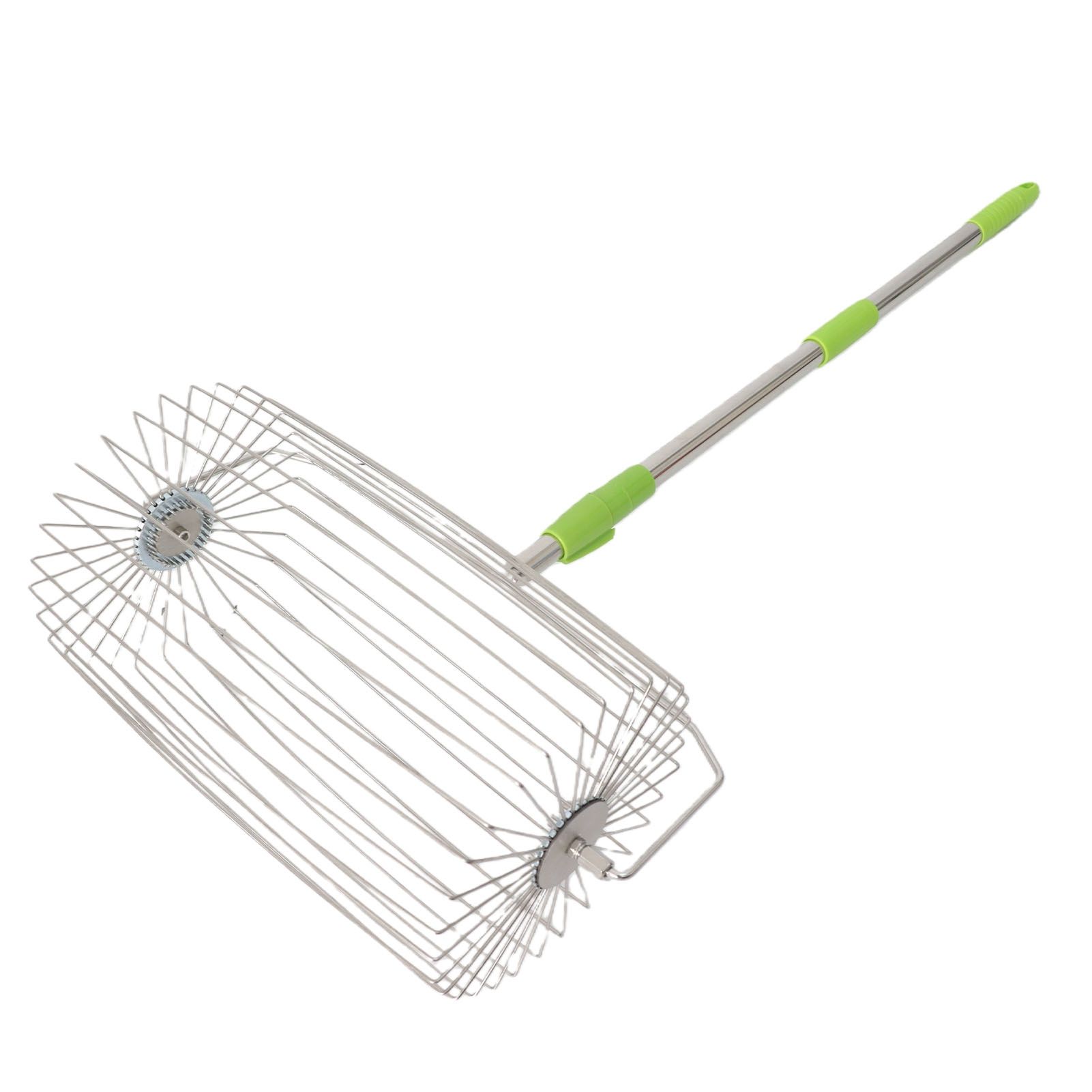 Tennis Ball Collector Roller Quick Rolling Picker Stainless Steel view 9