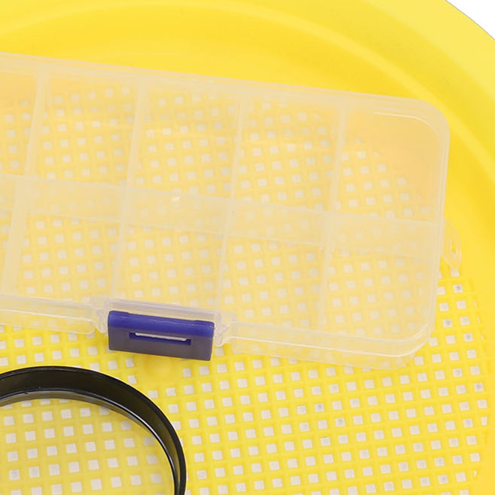 Gold Sifting Pan Set Portable Kit with Magnifier Tool Box Panning Lightweight view 7