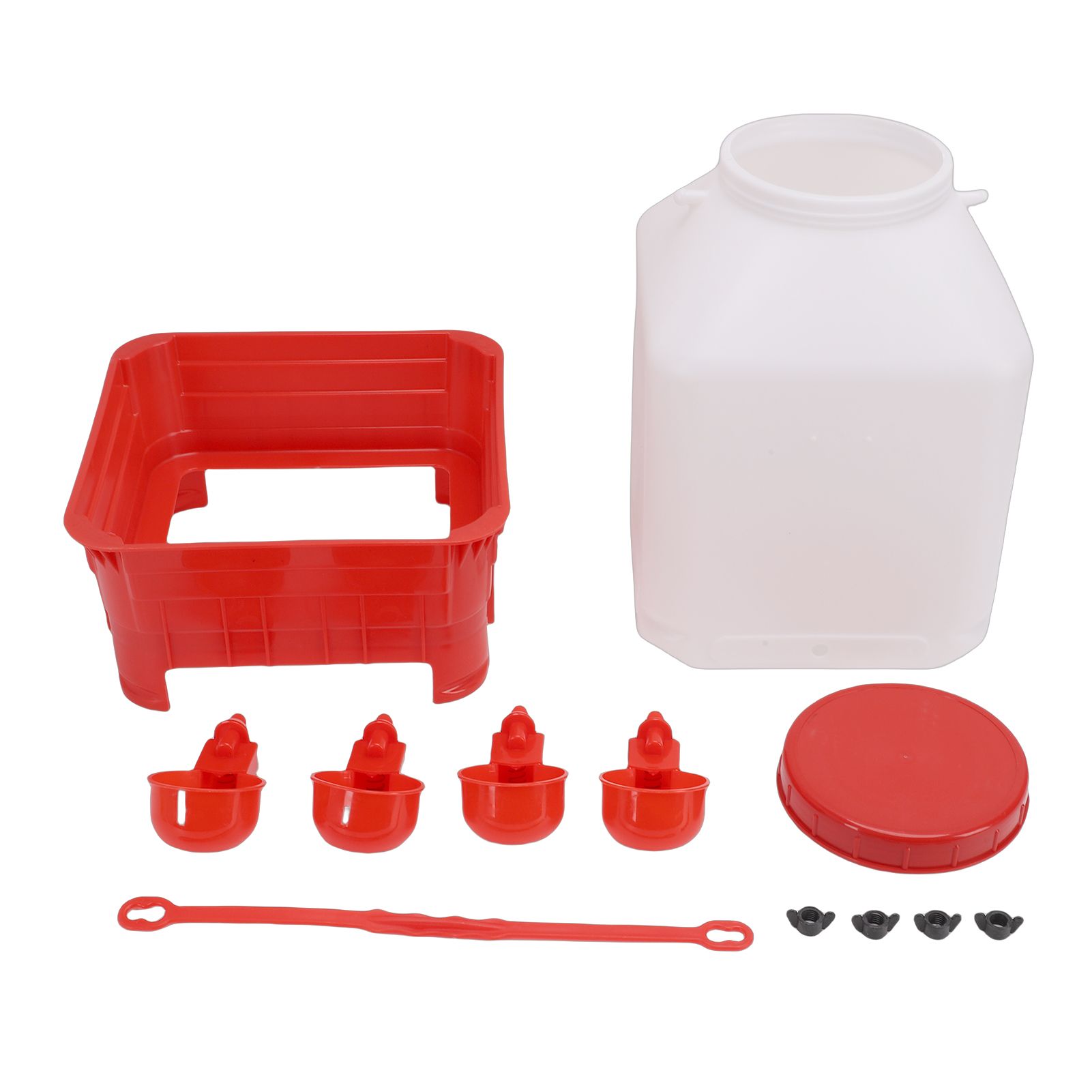 Chicken Waterer 10L Large Capacity Easy to Clean Manual Chick Drinker Waterer view 3