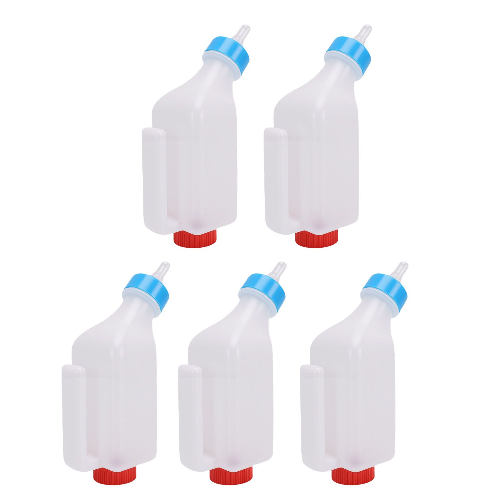 5 PCS Lamb Feeding Bottle Thickened Goat Feeder Bottle with Pacifier Hanging