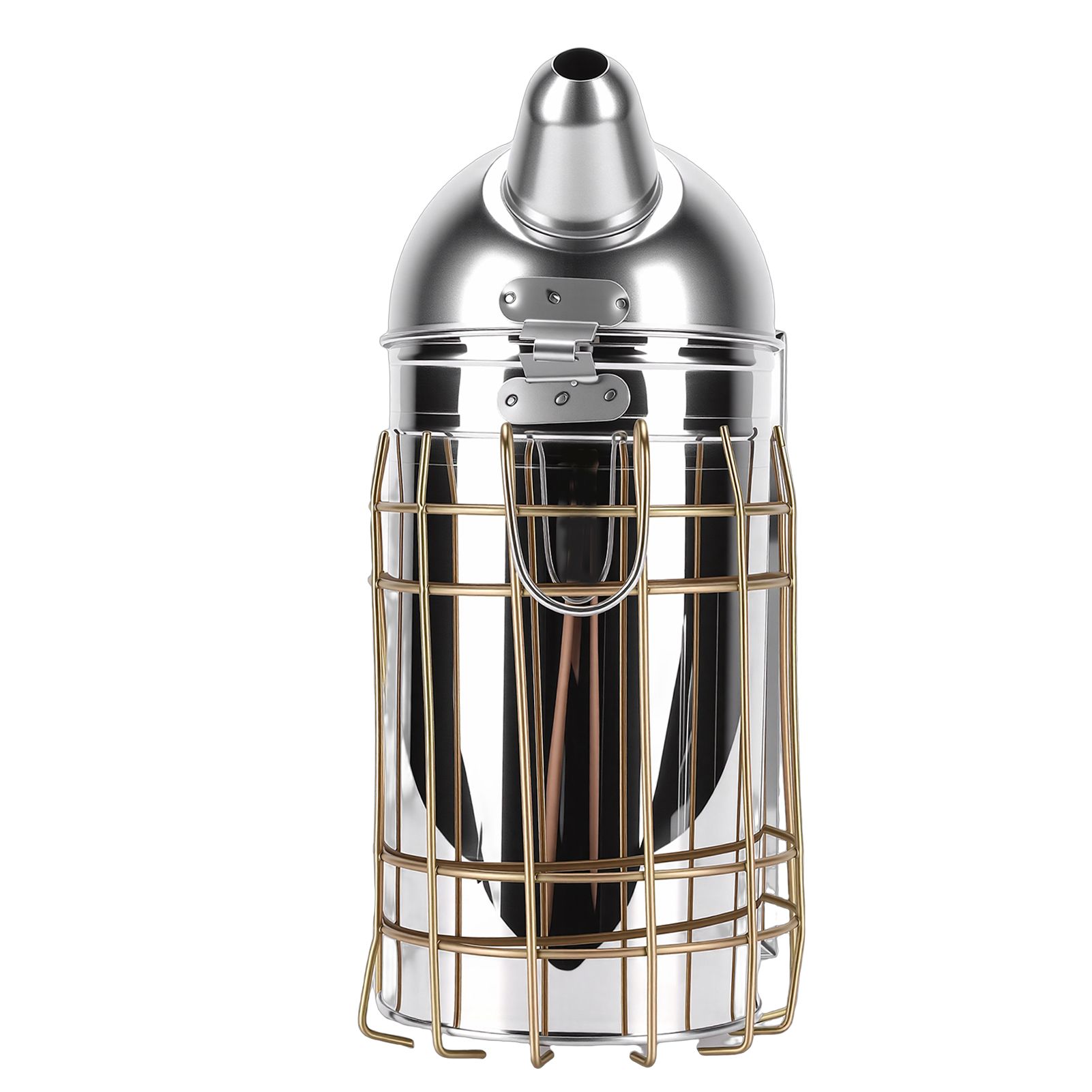 Bee Hive Smoker Stainless Steel Bee Smoker Beekeeping Equipment with Hanging view 4