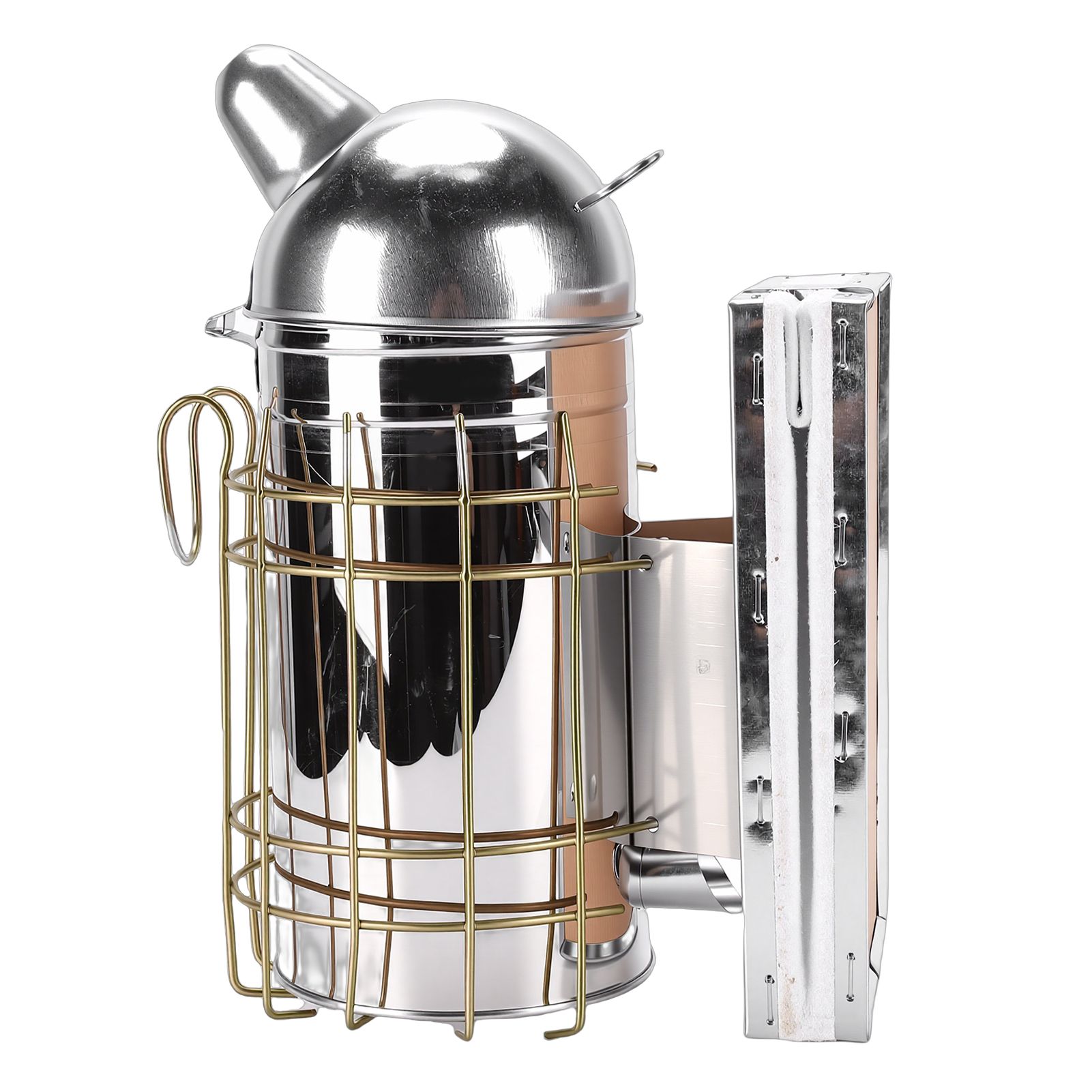 Bee Hive Smoker Stainless Steel Bee Smoker Beekeeping Equipment with Hanging view 8
