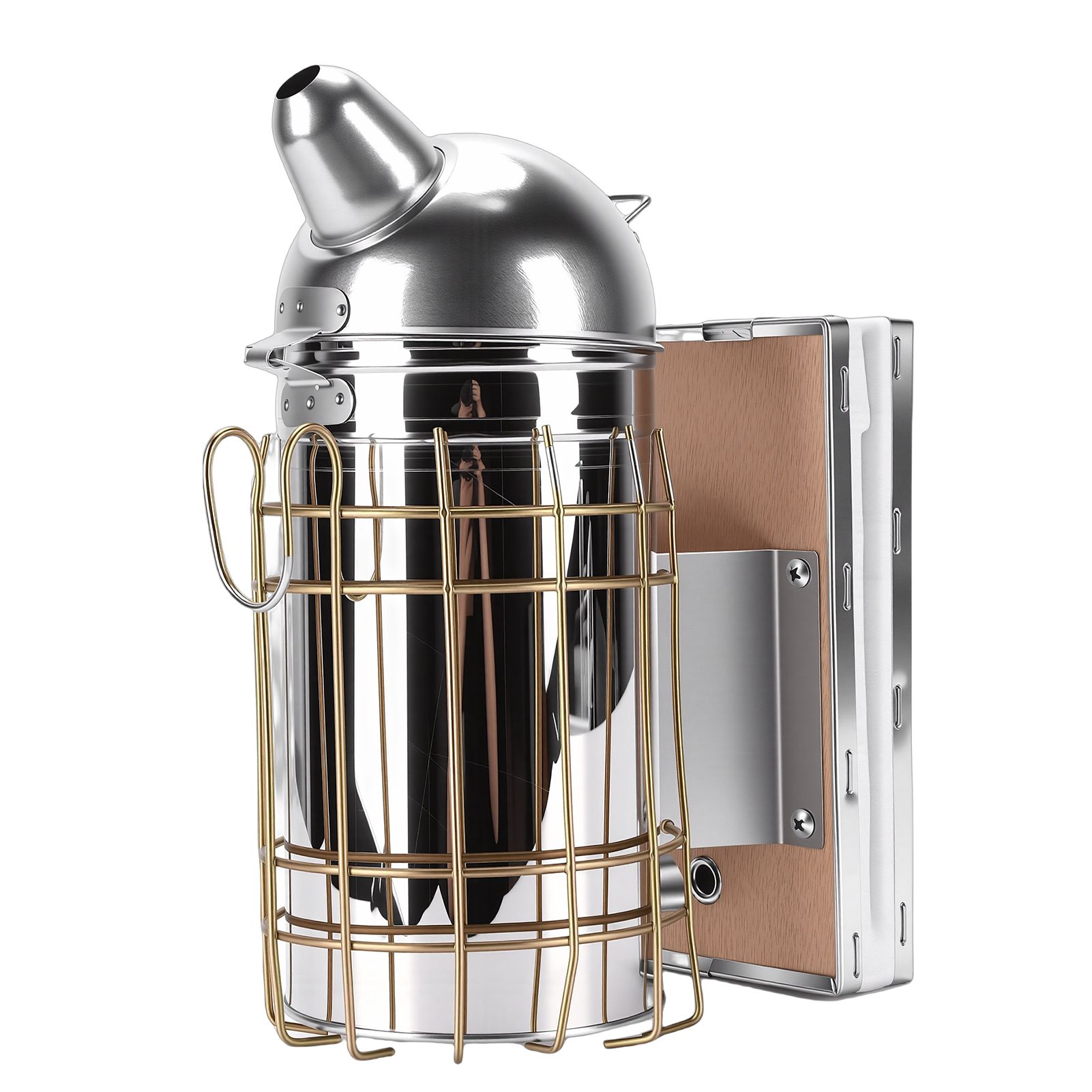 Bee Hive Smoker Stainless Steel Bee Smoker Beekeeping Equipment with Hanging view 9