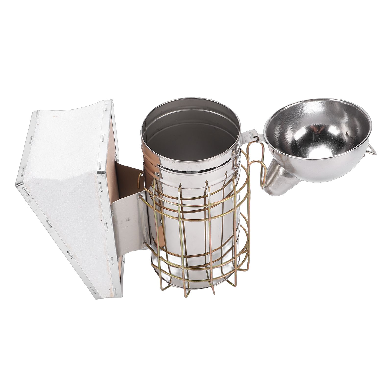Bee Hive Smoker Stainless Steel Bee Smoker Beekeeping Equipment with Hanging view 10