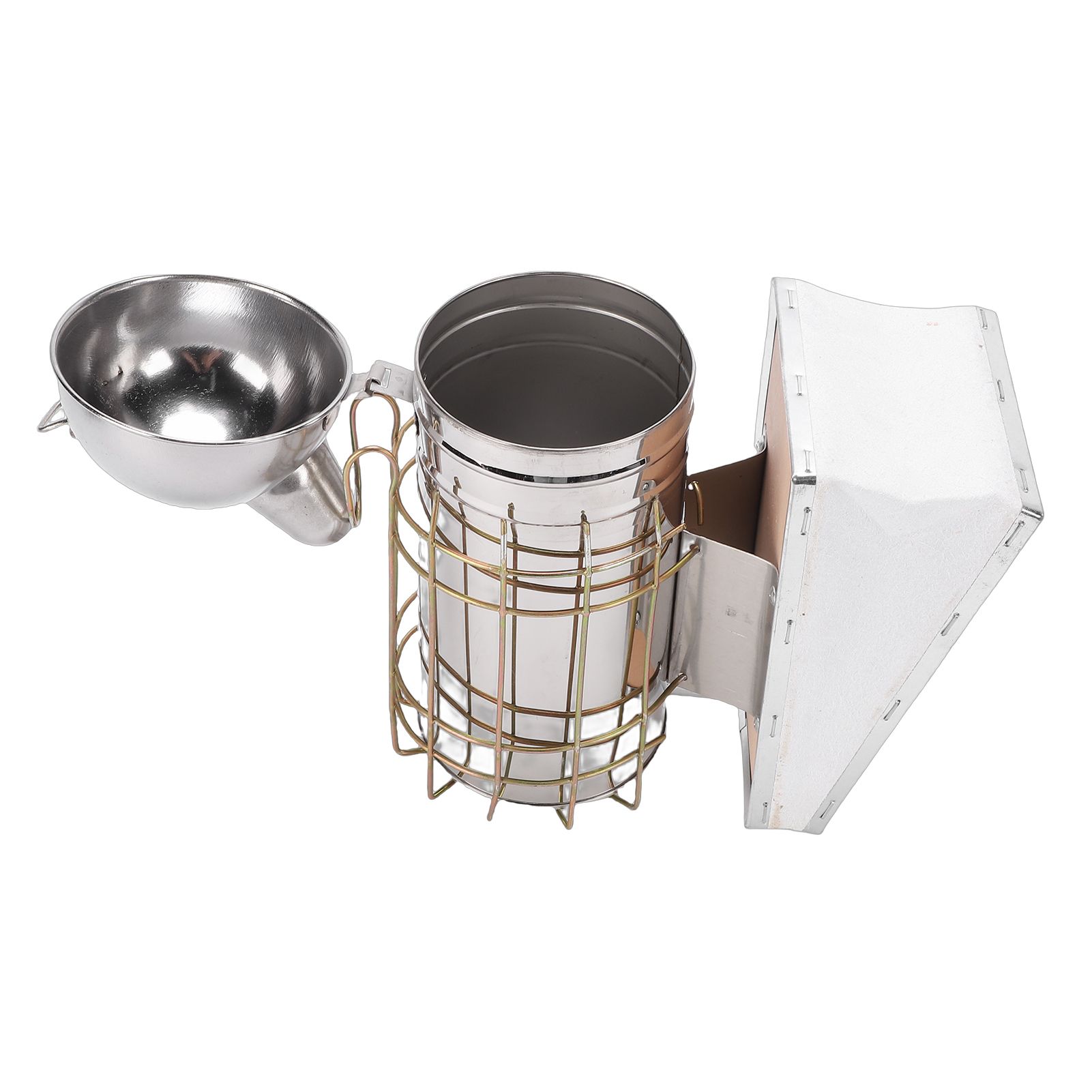 Bee Hive Smoker Stainless Steel Bee Smoker Beekeeping Equipment with Hanging view 11