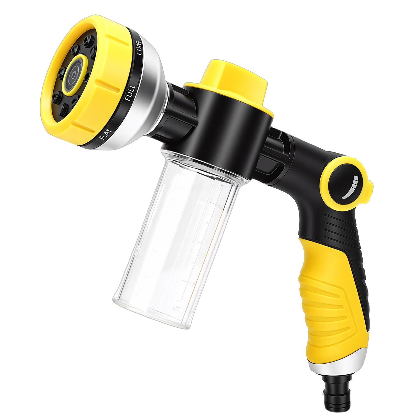 Car Wash Nozzle High Pressure 8 Adjustable Patterns Sprayer with Soap view 4