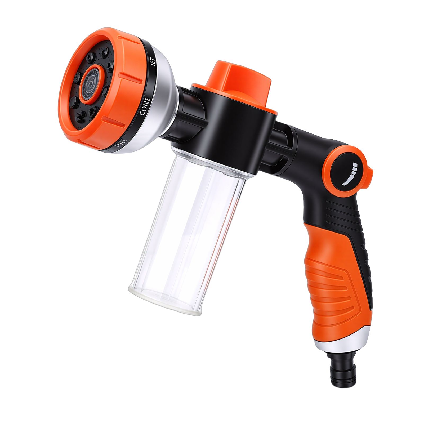 Dog Washing Hose Attachment with Soap Dispenser Bottle 8 in 1 Garden Hose