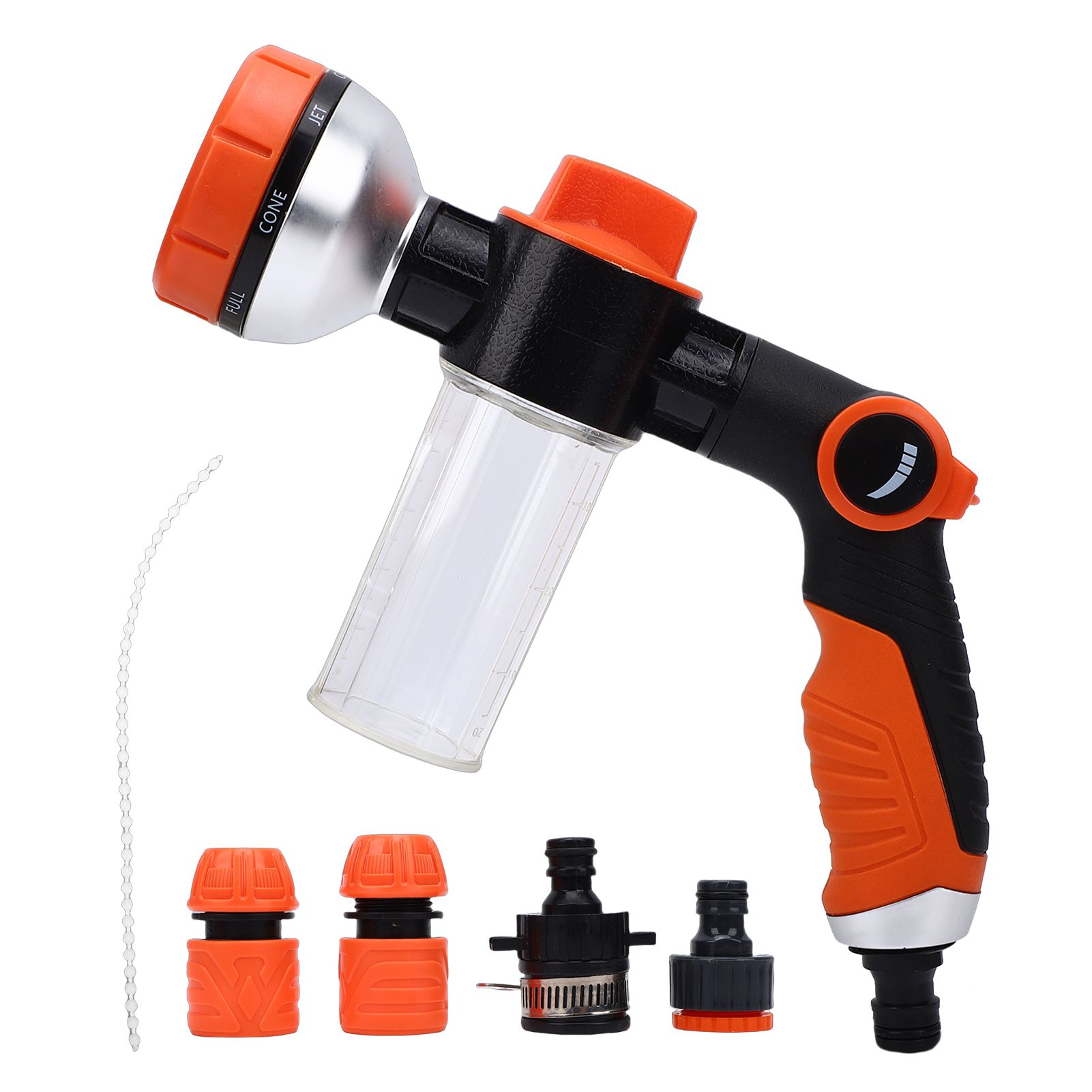 Dog Washing Hose Attachment with Soap Dispenser Bottle 8 in 1 Garden Hose view 3