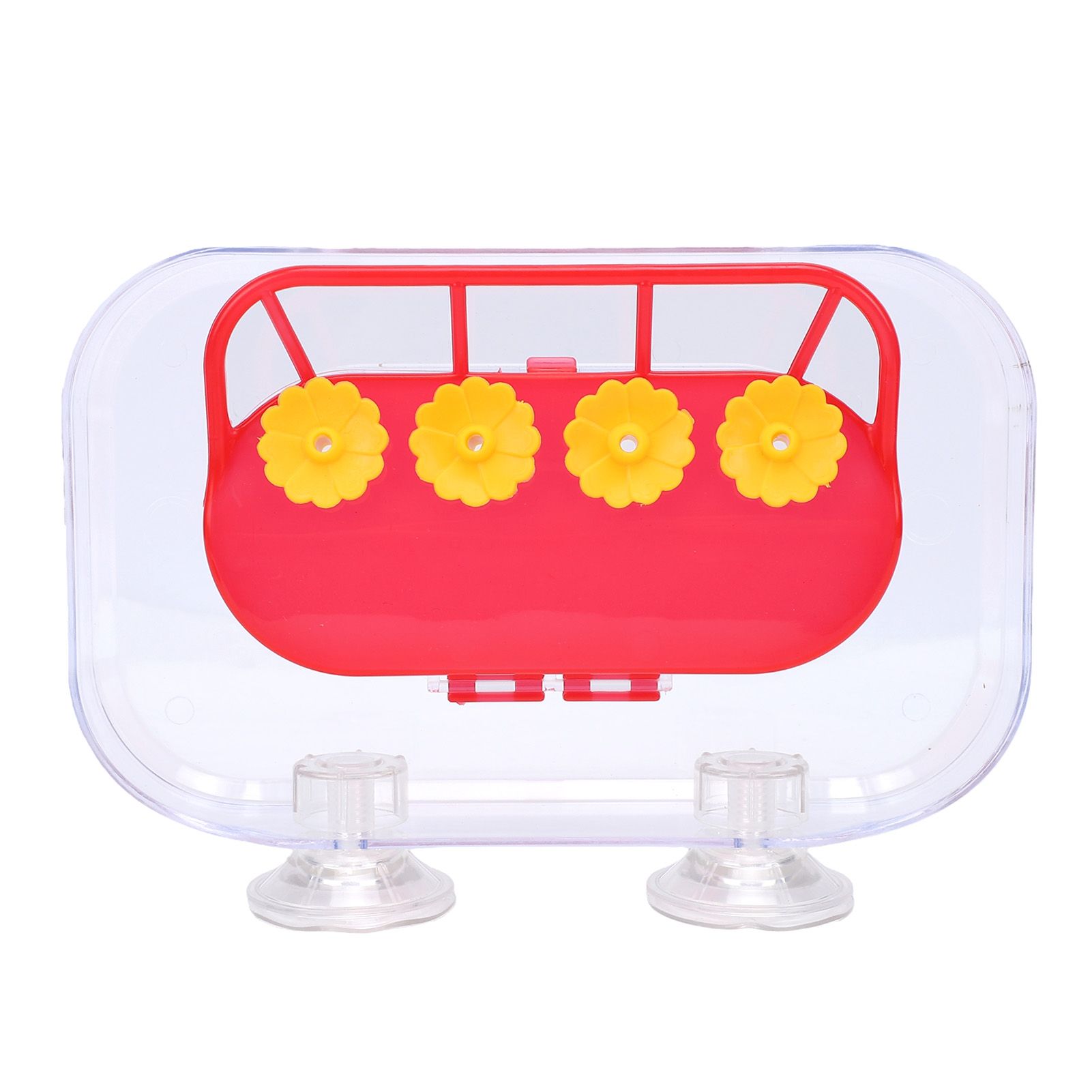 Suction Cup Bird Water Feeder Bird Water Drinker Refillable Window Feeder for view 2