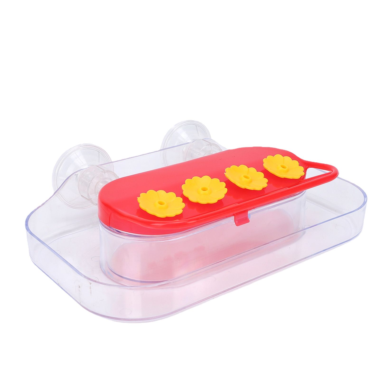 Suction Cup Bird Water Feeder Bird Water Drinker Refillable Window Feeder for view 7