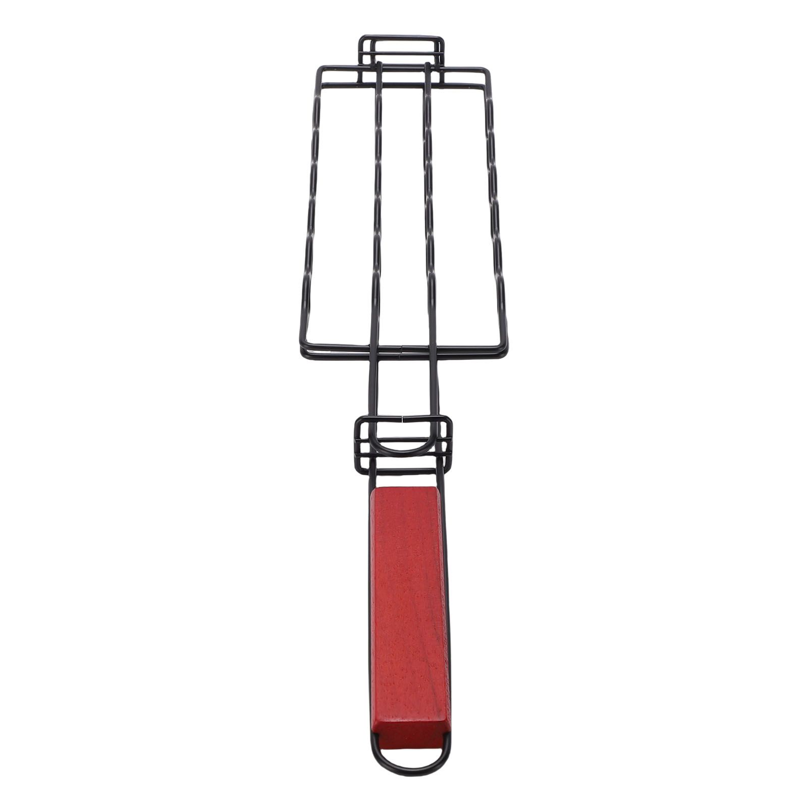 Hot Dog Holder for Grilling Iron Multifunctional BBQ Sausage Grill Rack with view 10