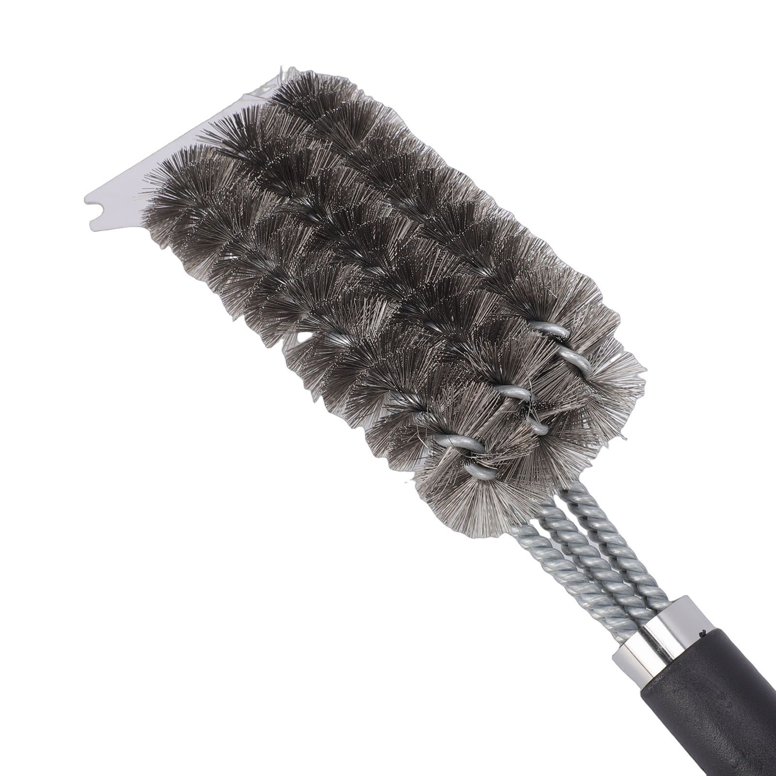 Grill Brush and Scraper Stainless Steel BBQ Grill Cleaner Brush for Outdoor view 2
