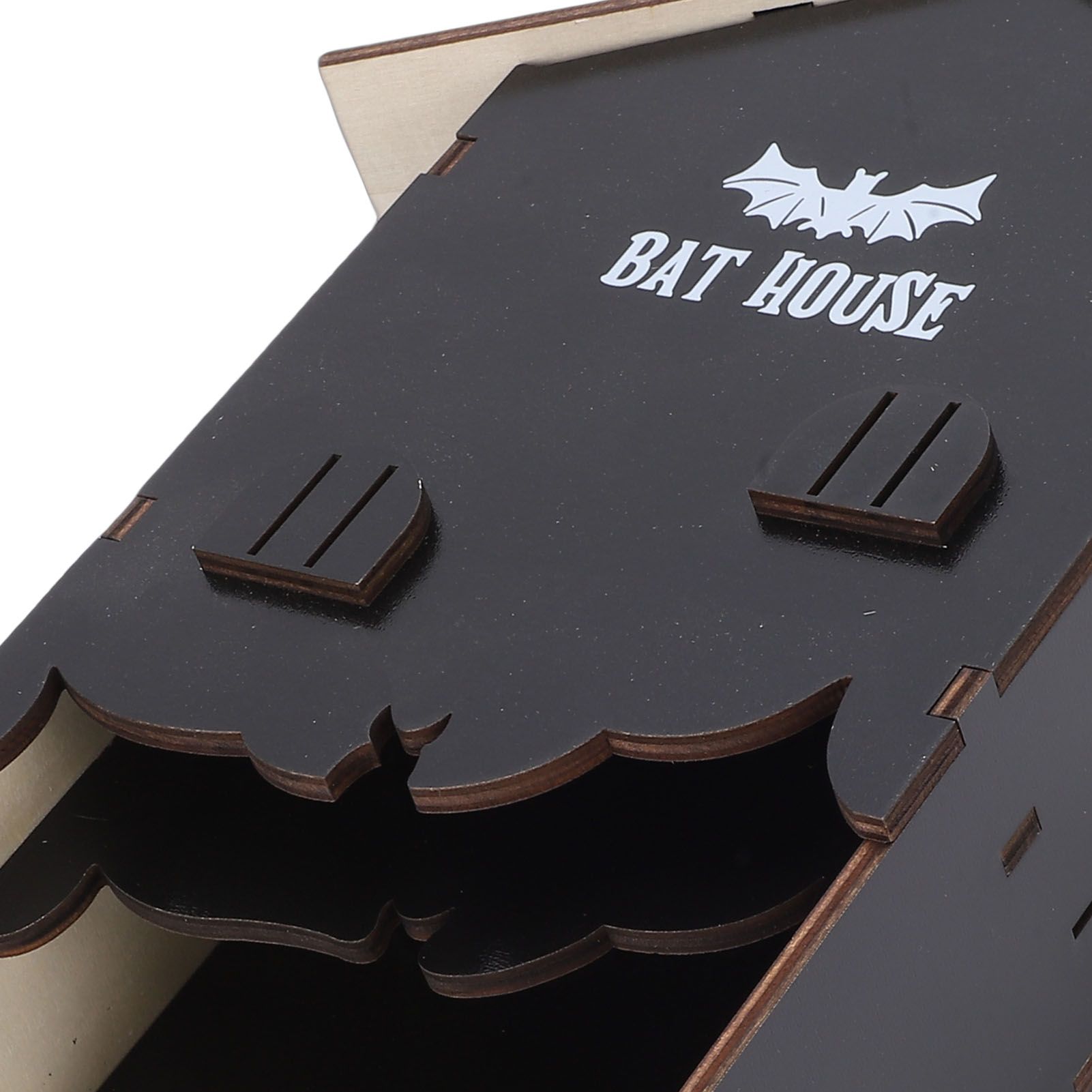 Bat House Easy Assembly Weather Proof Wooden Bat Box for Outdoor Garden Yard view 2