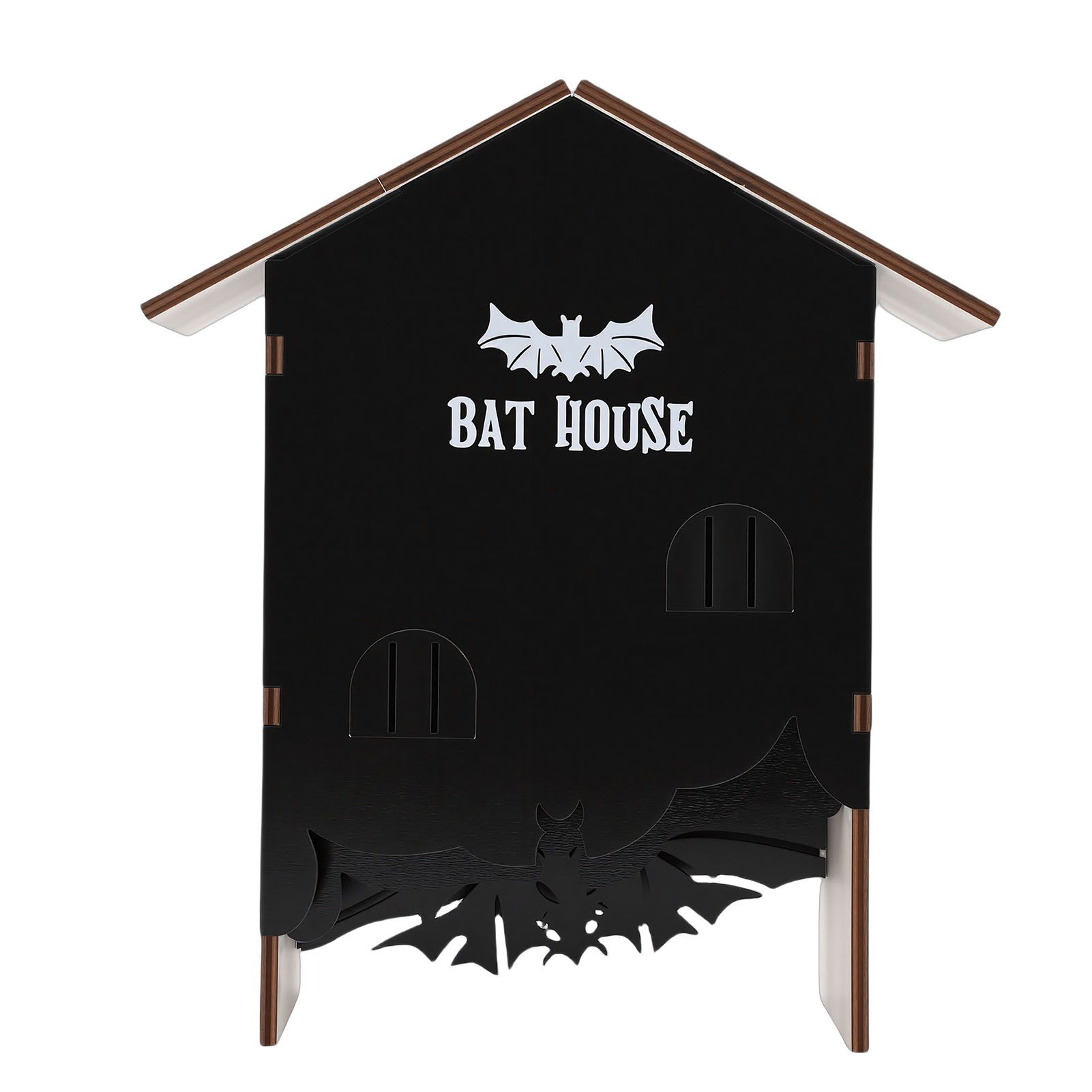 Bat House Easy Assembly Weather Proof Wooden Bat Box for Outdoor Garden Yard view 4