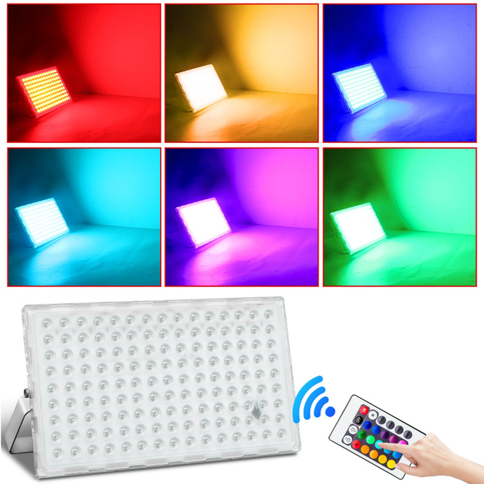 Outdoor LED Flood Light 50W Color Changing RGB Flood Light Waterproofing view 11