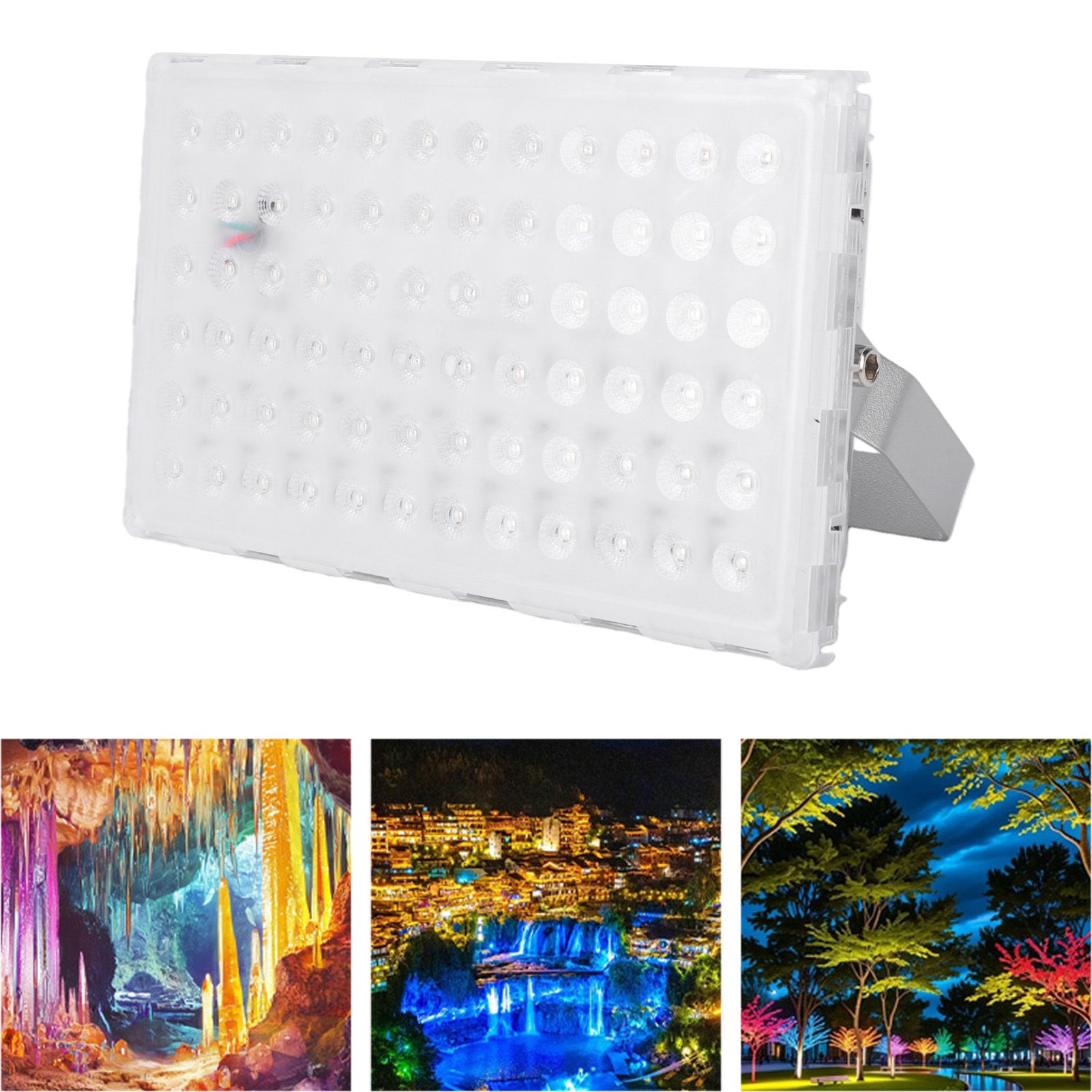 Outdoor LED Flood Light 50W Color Changing RGB Flood Light Waterproofing view 12