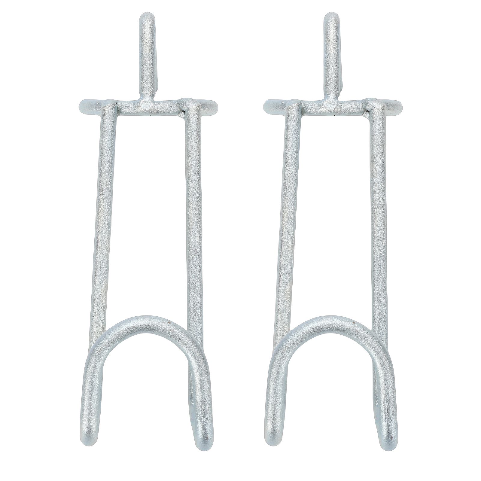 2Pcs Horse Feed Bucket Hooks Tack Metal Equestrian Water Holder Hanger view 3