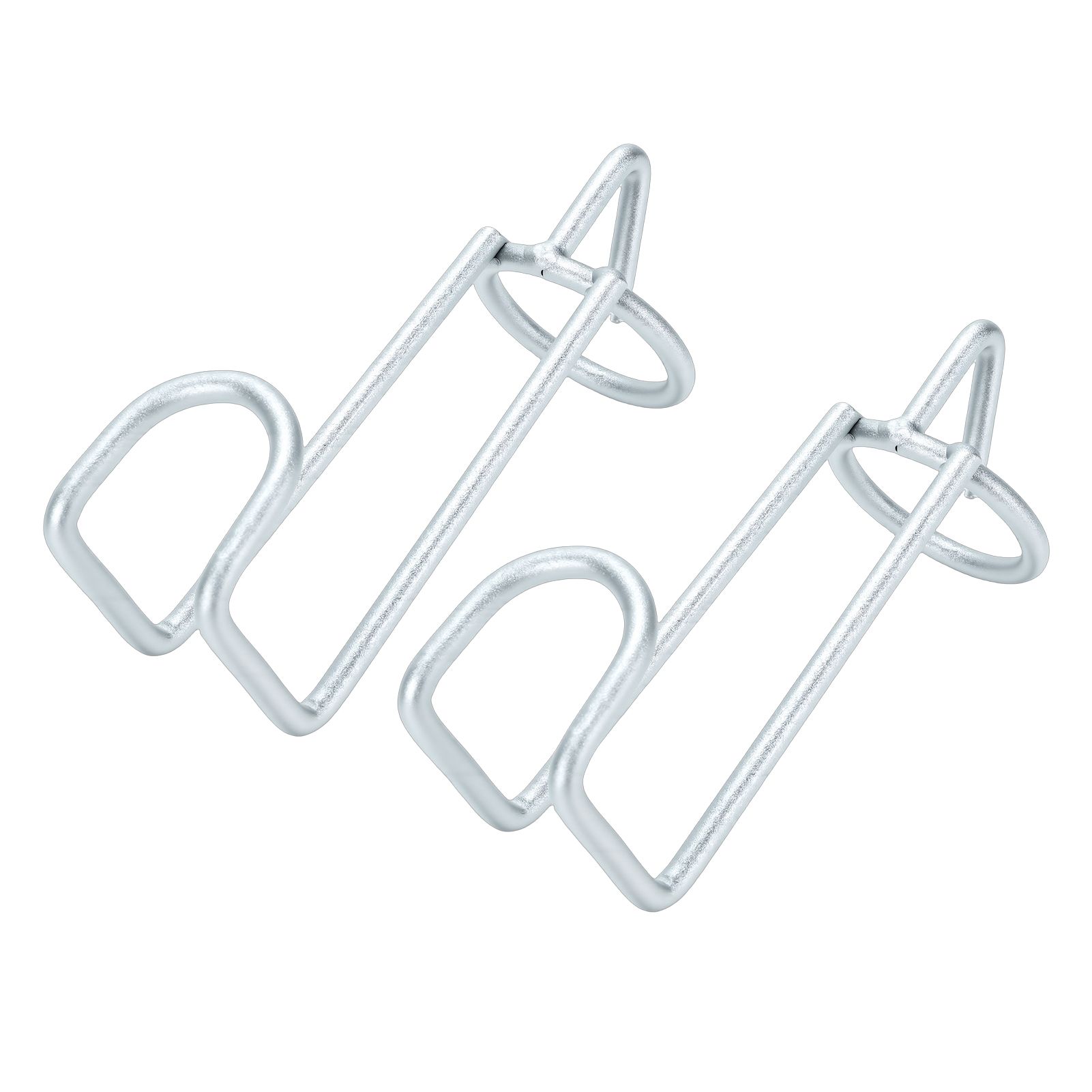2Pcs Horse Feed Bucket Hooks Tack Metal Equestrian Water Holder Hanger view 6