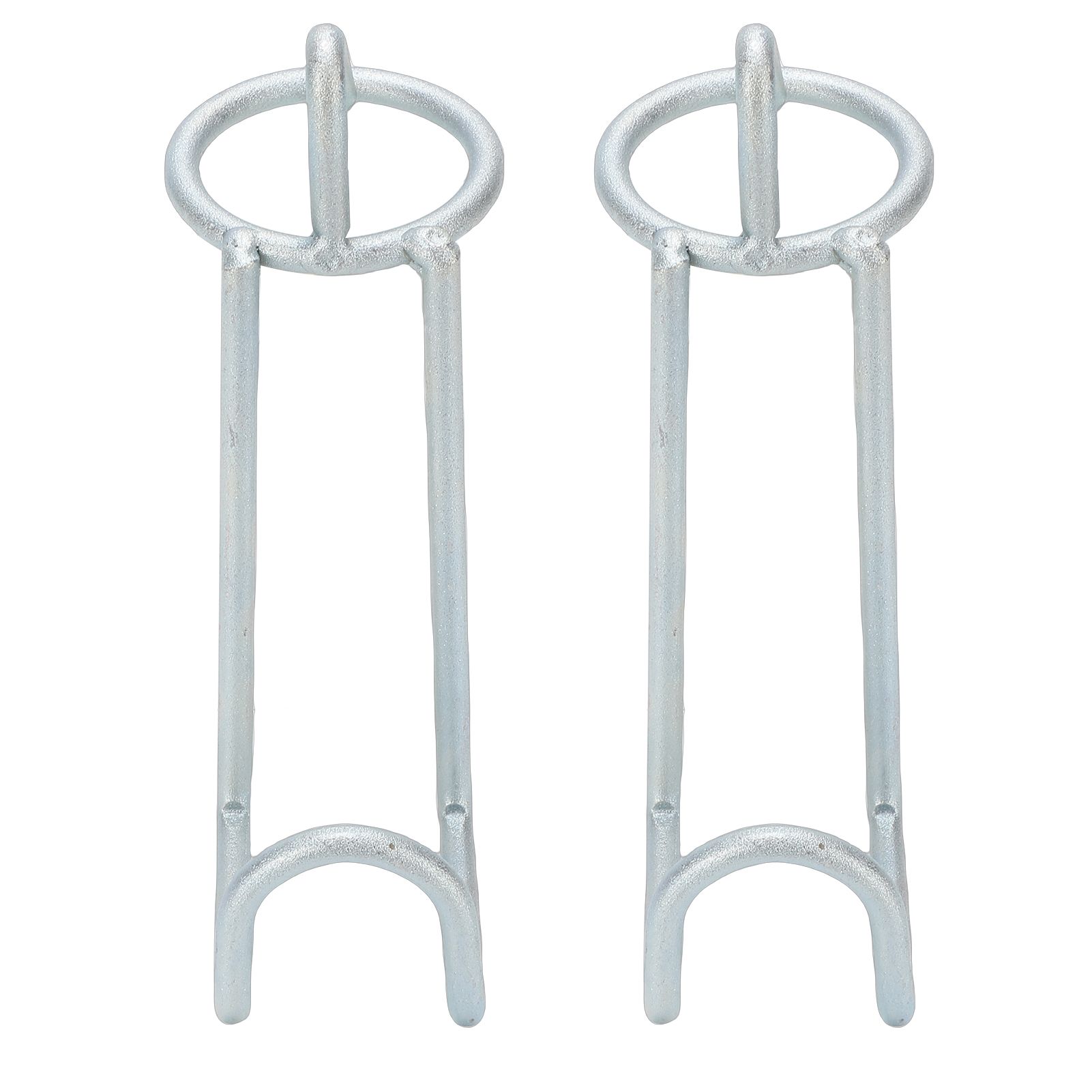 2Pcs Horse Feed Bucket Hooks Tack Metal Equestrian Water Holder Hanger view 8