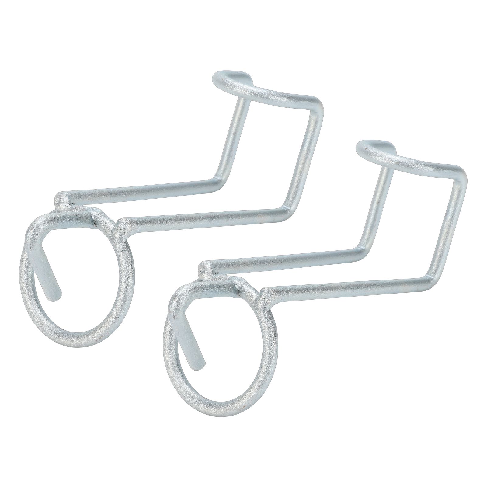 2Pcs Horse Feed Bucket Hooks Tack Metal Equestrian Water Holder Hanger view 11